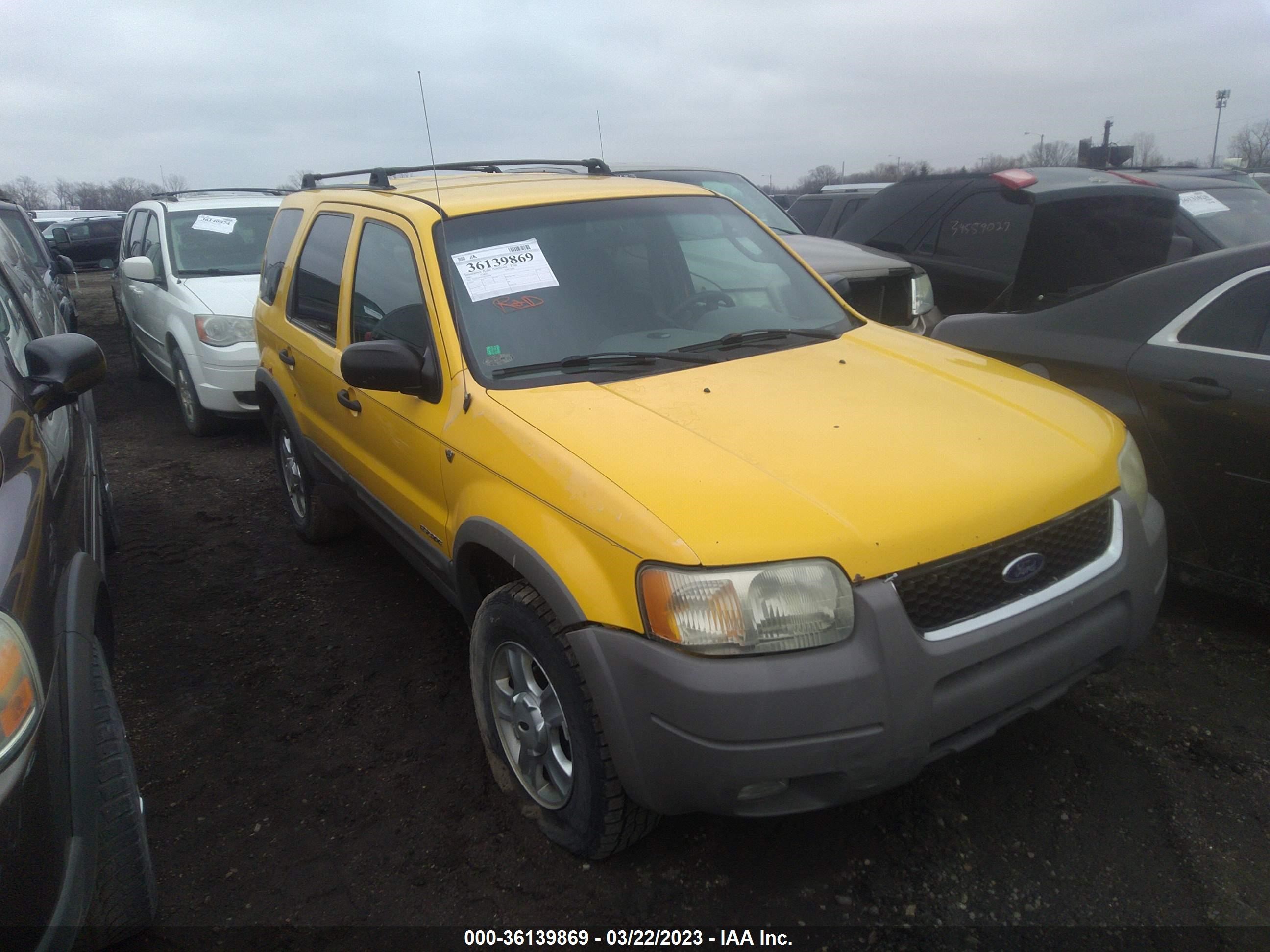 ford escape 2001 1fmyu04181kc67690