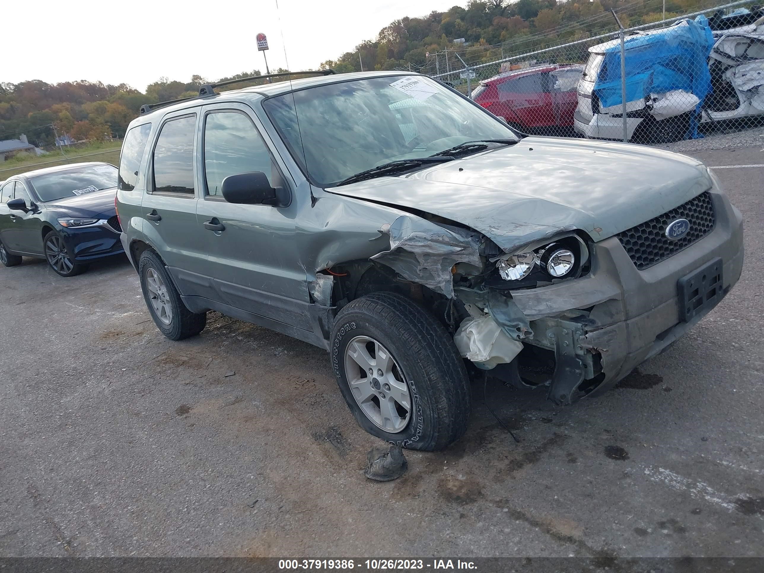 ford escape 2006 1fmyu93186ka22434