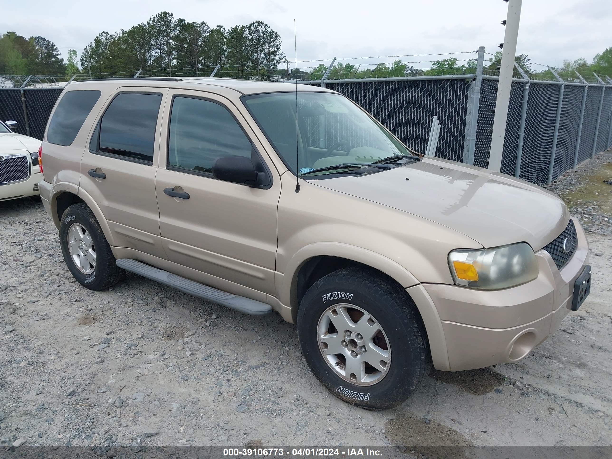 ford escape 2007 1fmyu931x7ka50608