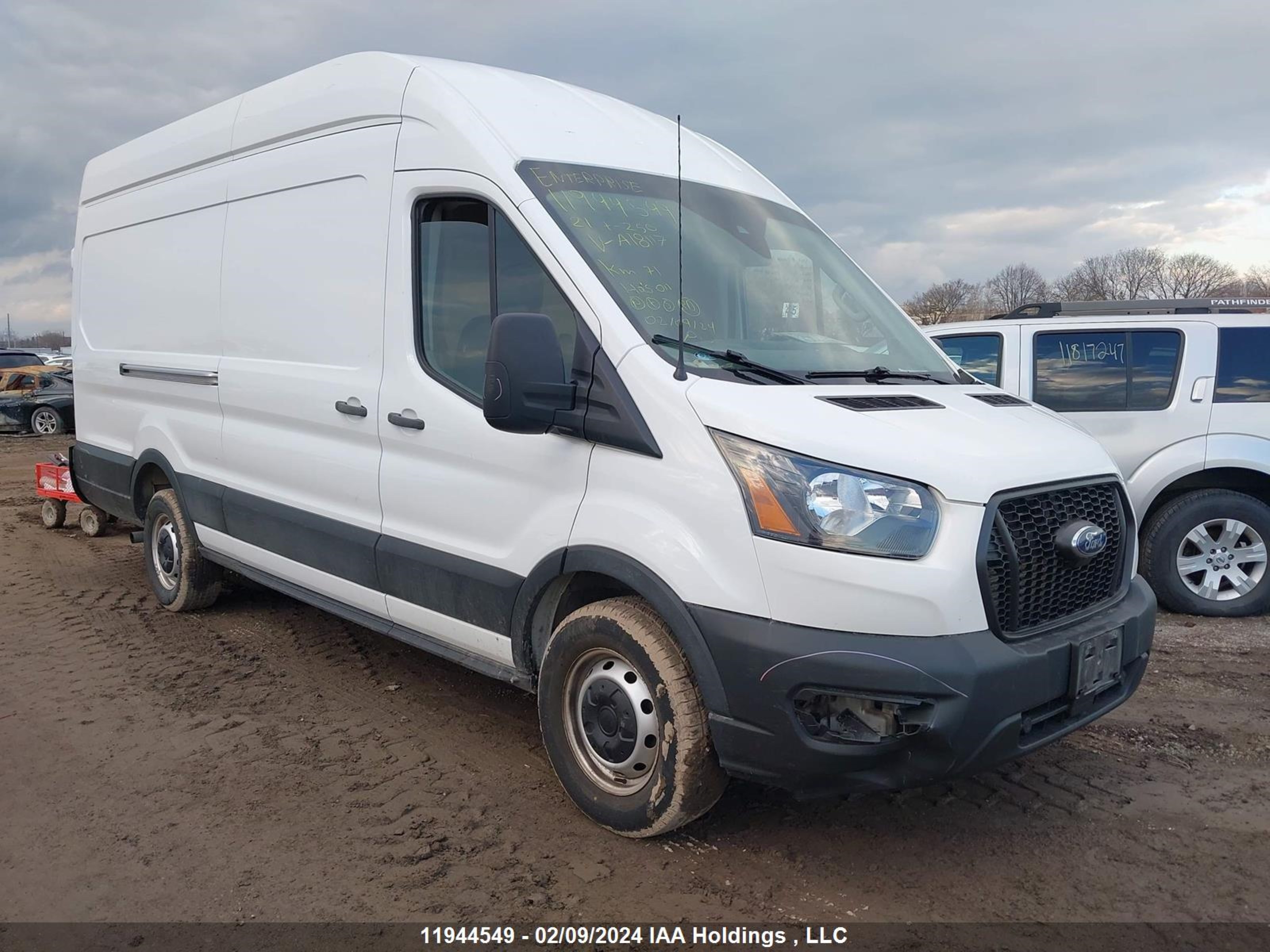 ford transit 2021 1ftbr3x82mka18117