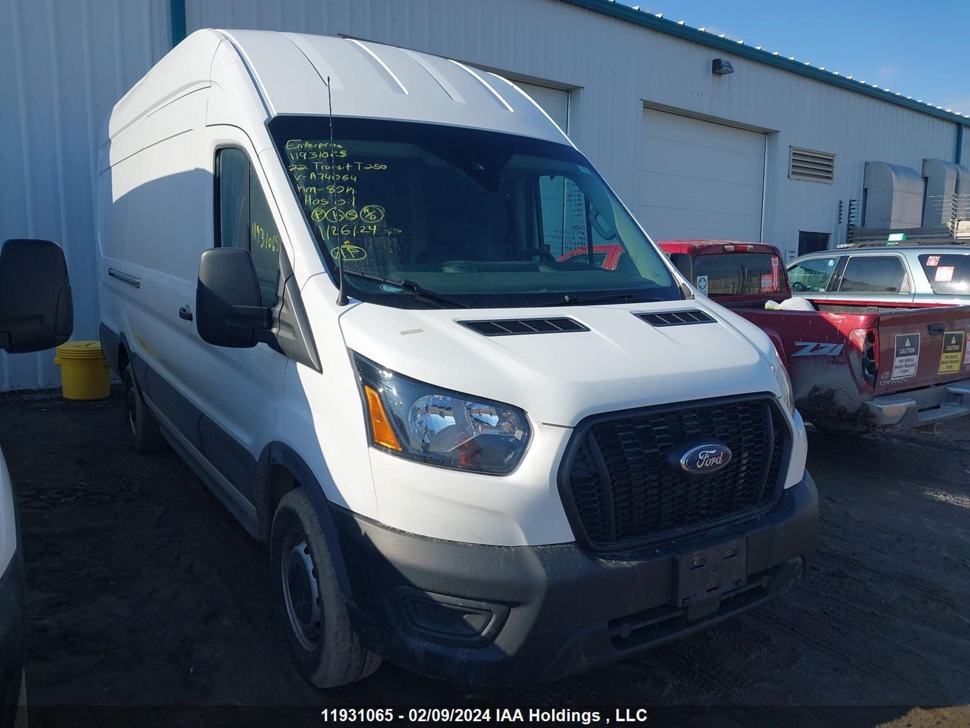 ford transit 2022 1ftbr3x8xnka74064