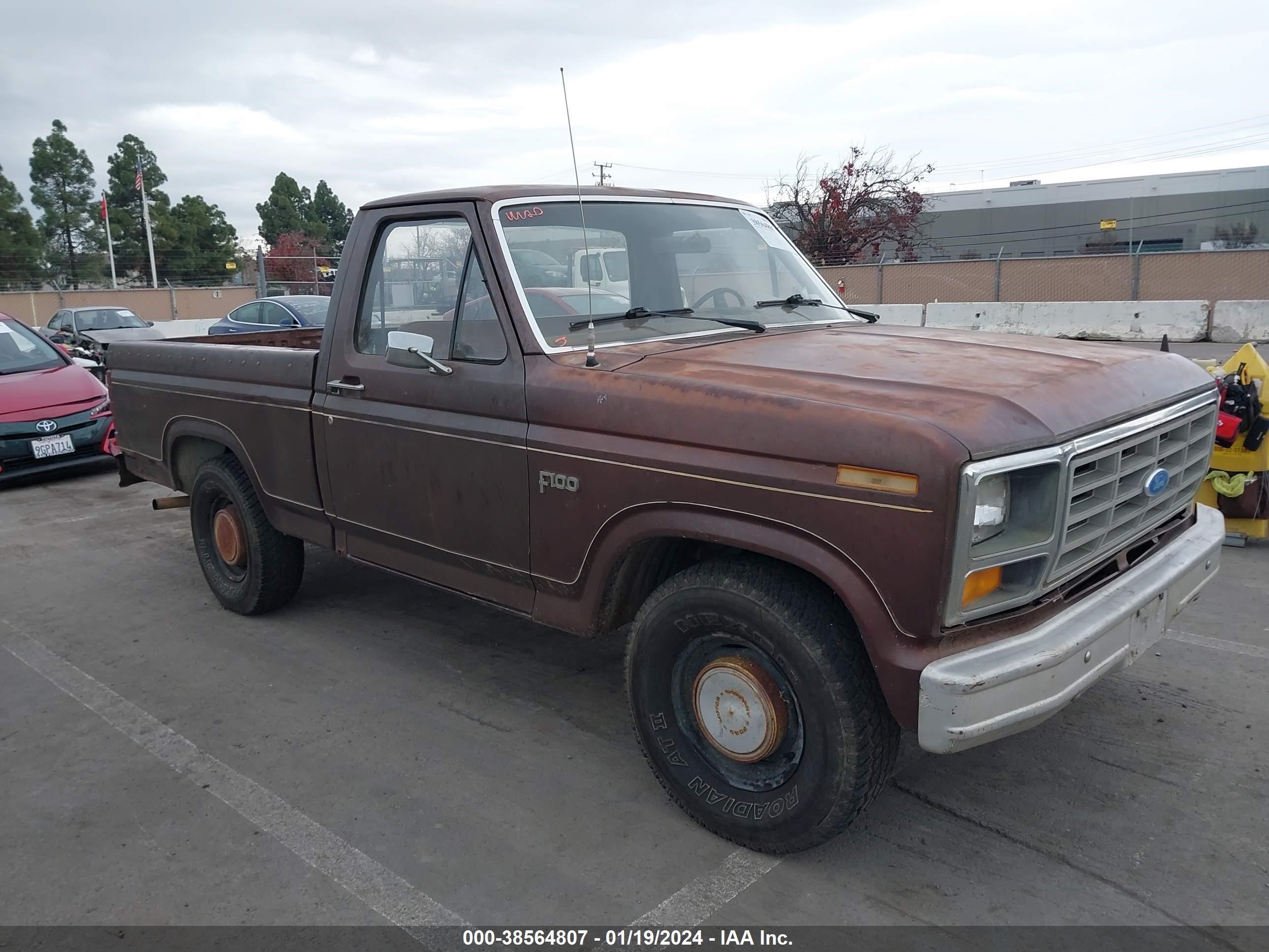 ford f100 1982 1ftcf10e3cra11684