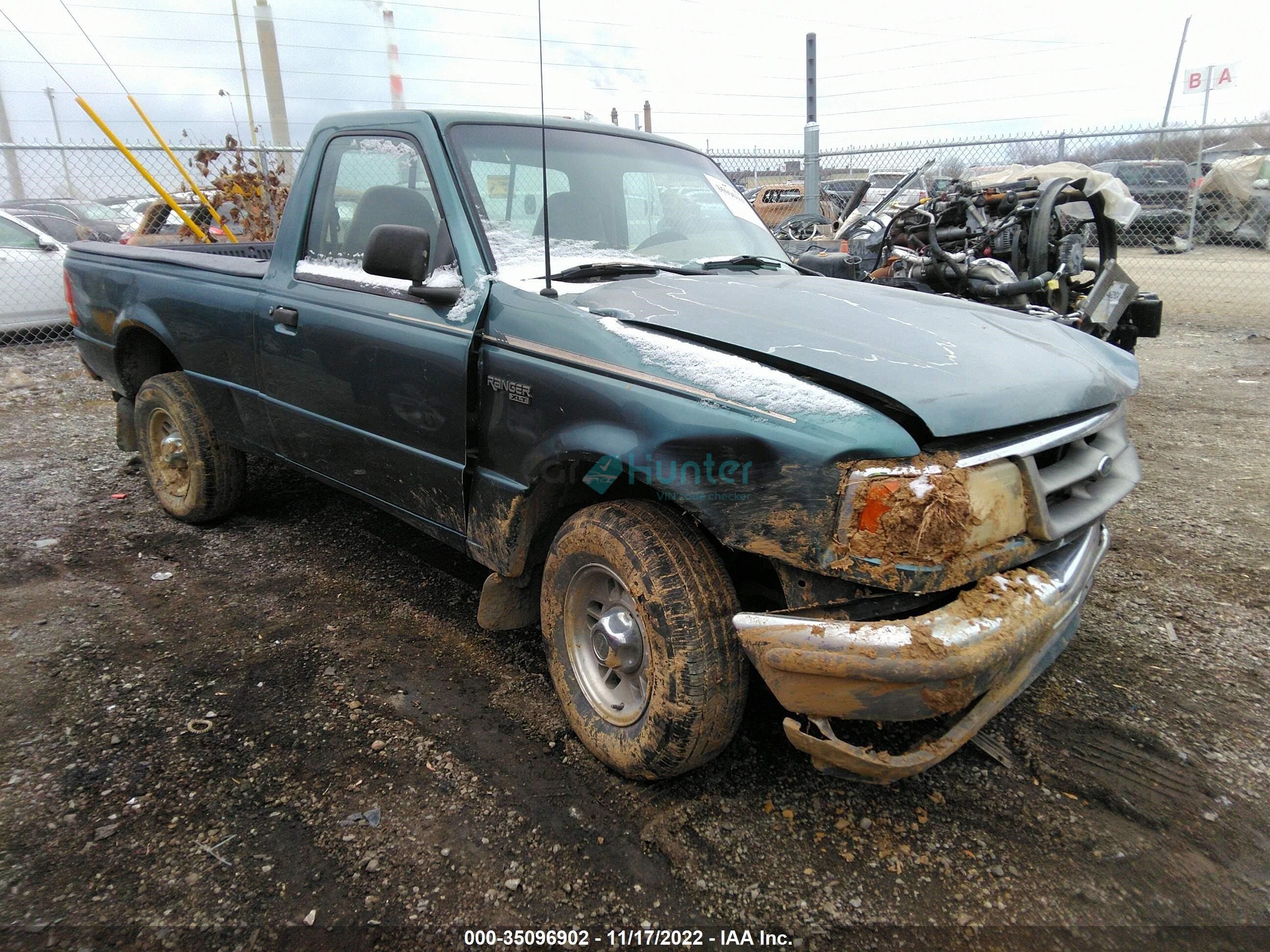 ford ranger 1995 1ftcr10a4sua95451