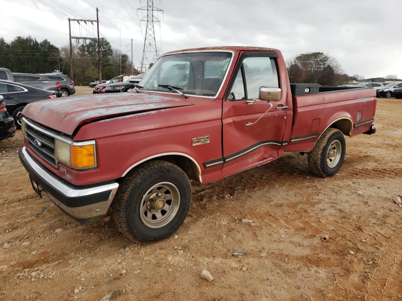 ford f-150 1991 1ftdf15n6mna77040