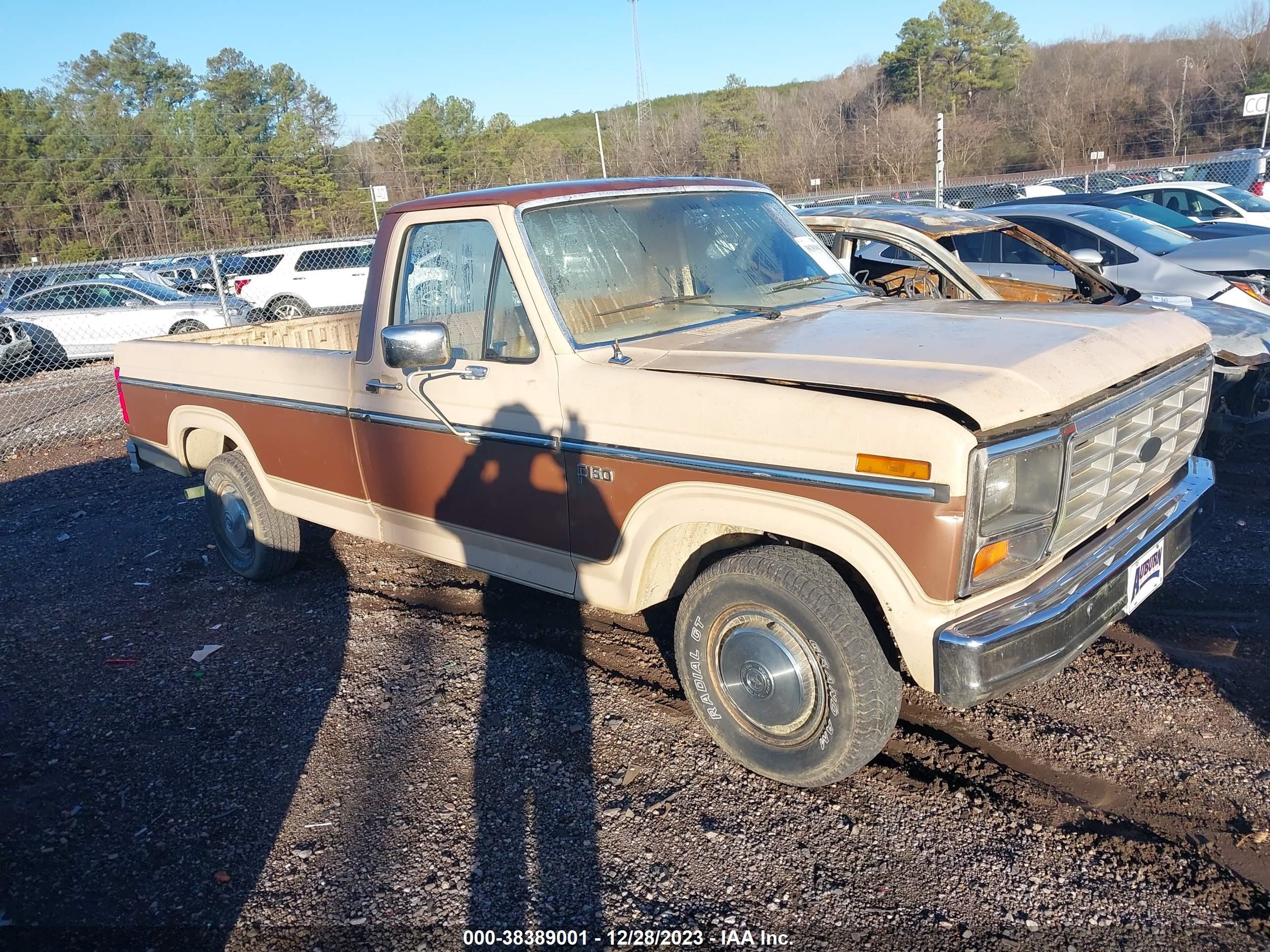 ford f-150 1985 1ftdf15y8fna40617