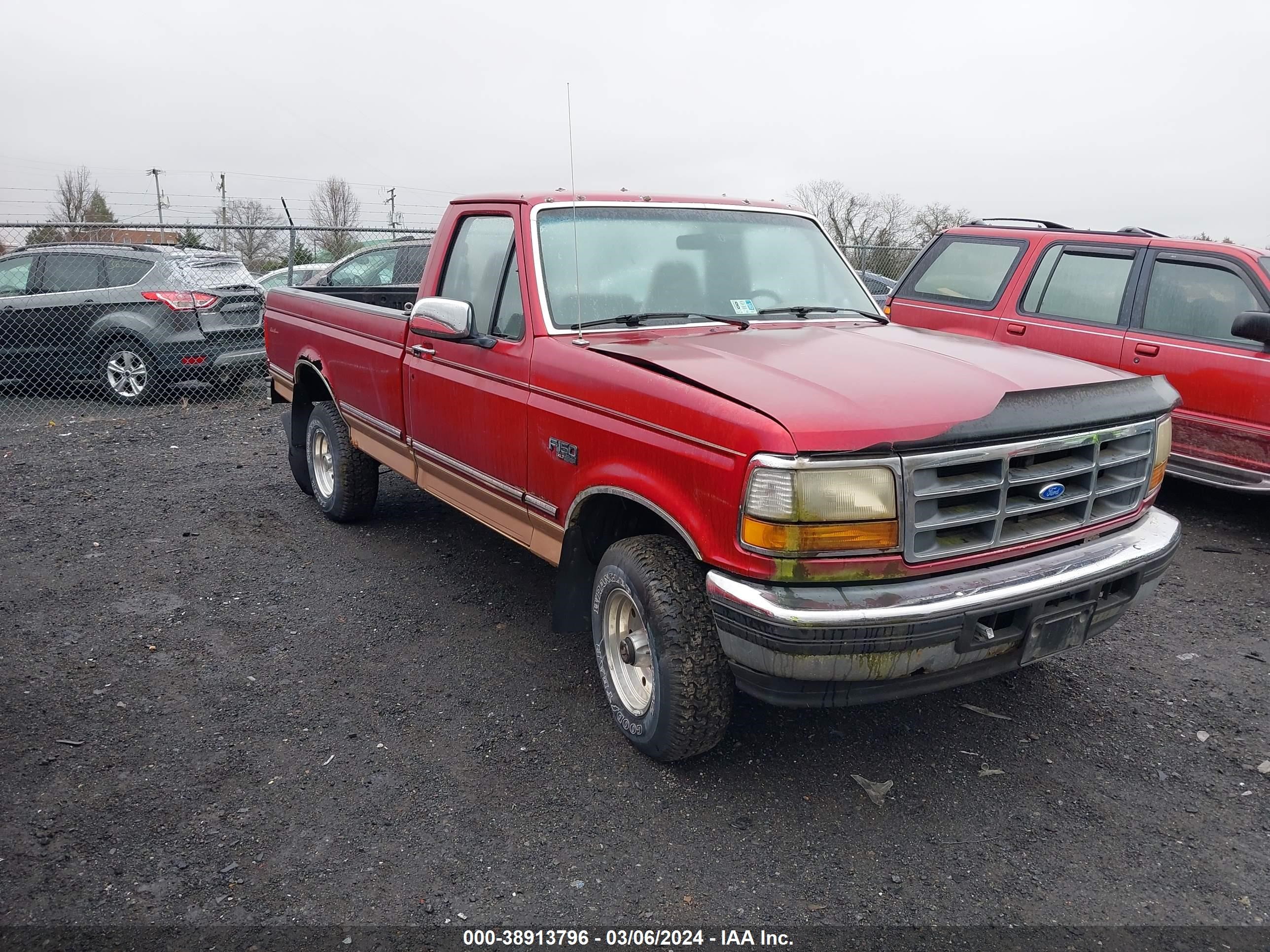 ford f-150 1995 1ftef14h2sna02526