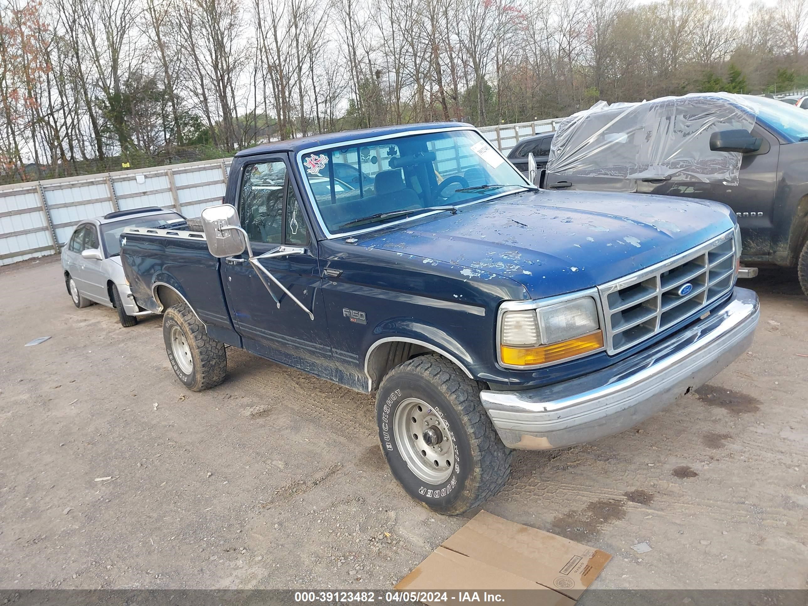 ford f-150 1993 1ftef14n3pla36791