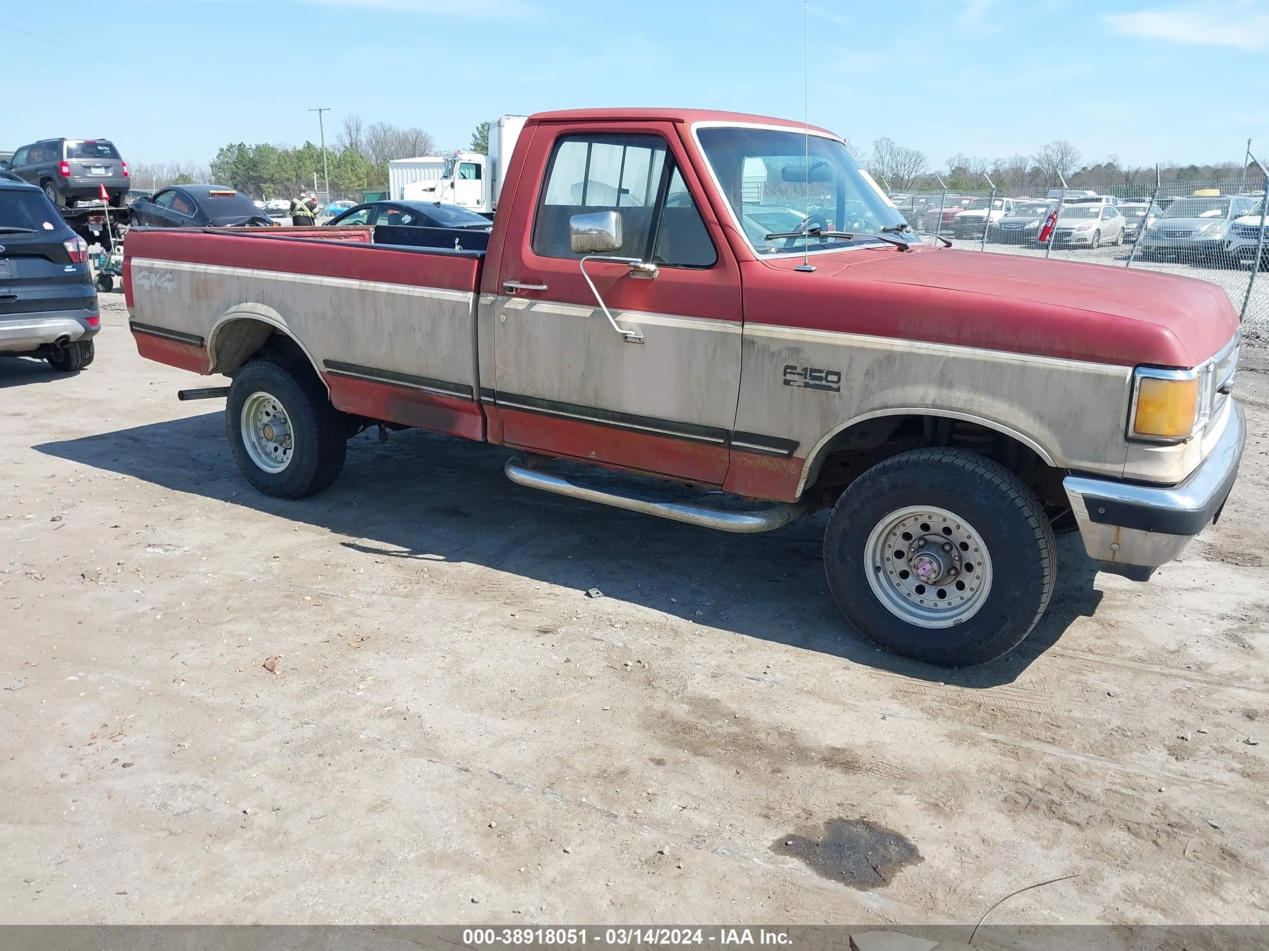ford f-150 1991 1ftef14y8mna29135