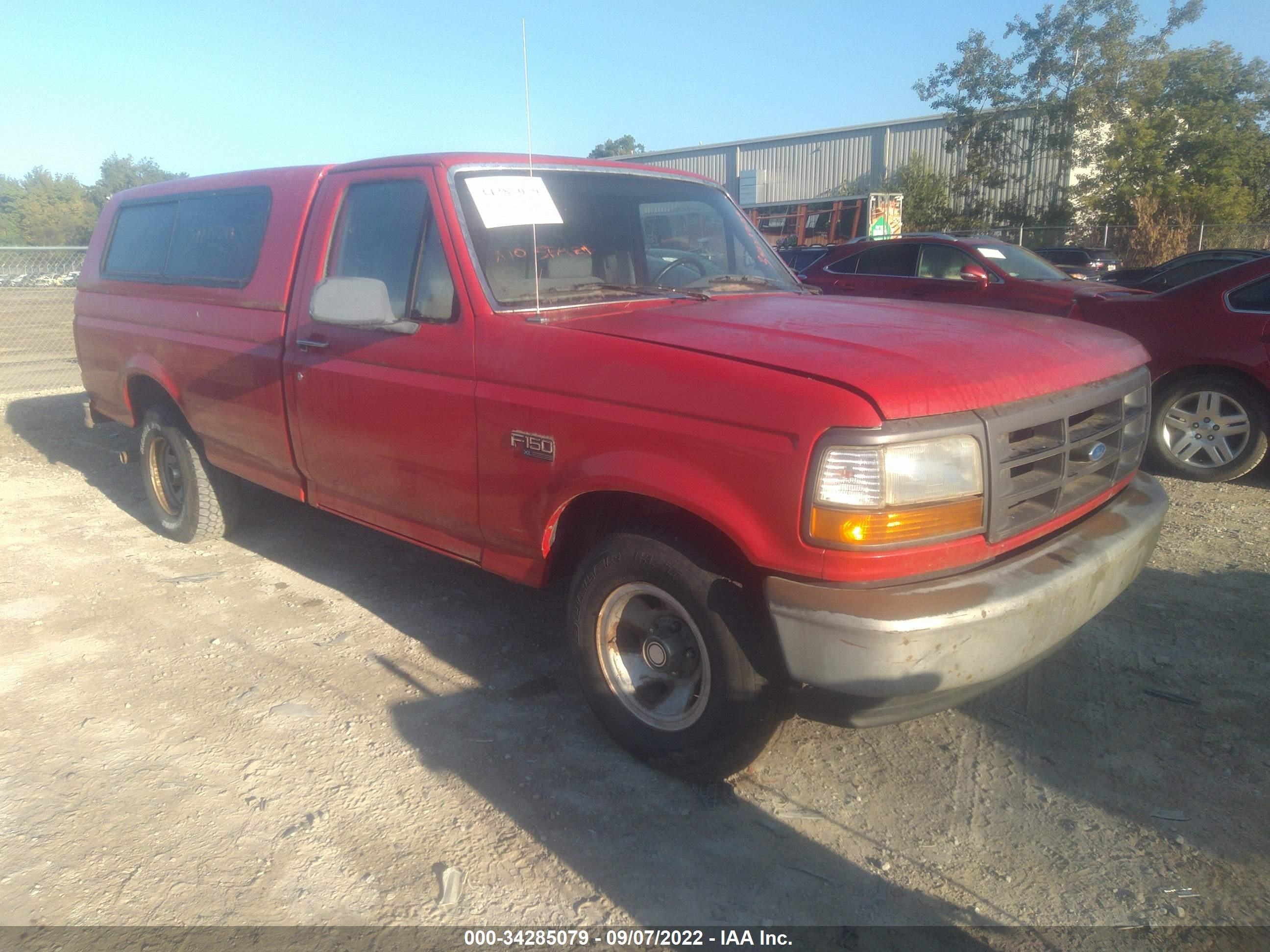 ford f-150 1995 1ftef15y1slb16124