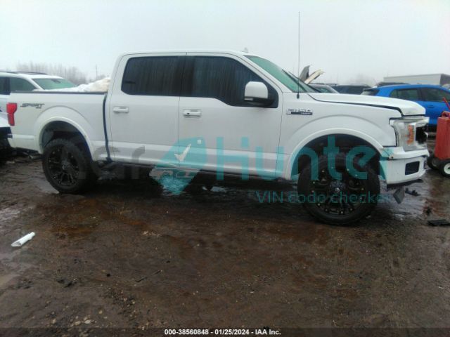 ford f-150 2018 1ftew1e52jfb34487
