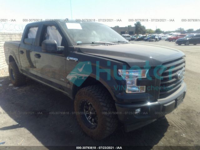 ford f-150 2017 1ftew1ep4hkd89984
