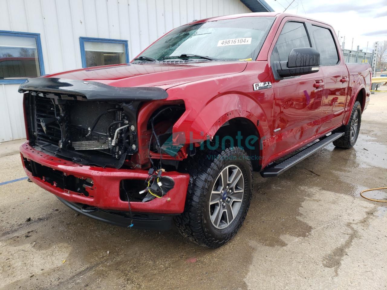 ford f-150 2017 1ftew1ep6hfb32530