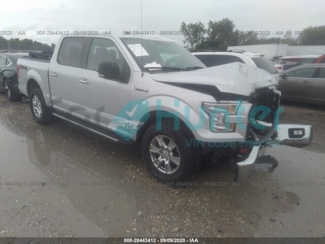 ford f-150 2016 1ftew1ep7gkd08605