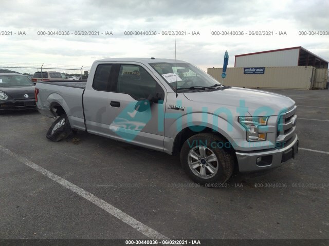ford f-150 2016 1ftex1c81gkf34356