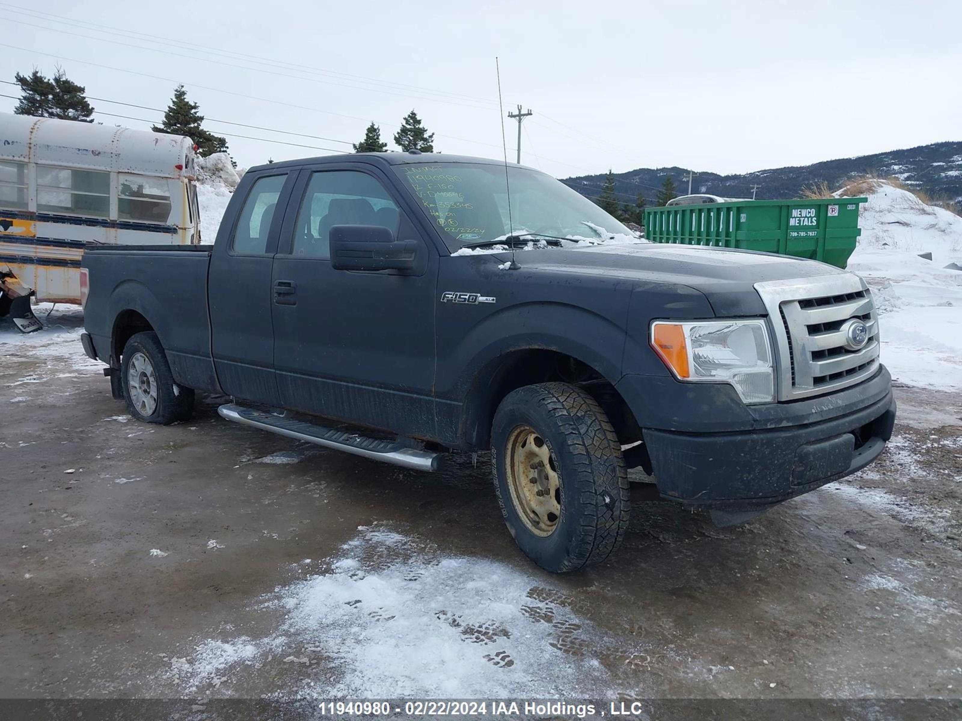 ford f-150 2012 1ftex1cm2ckd46646