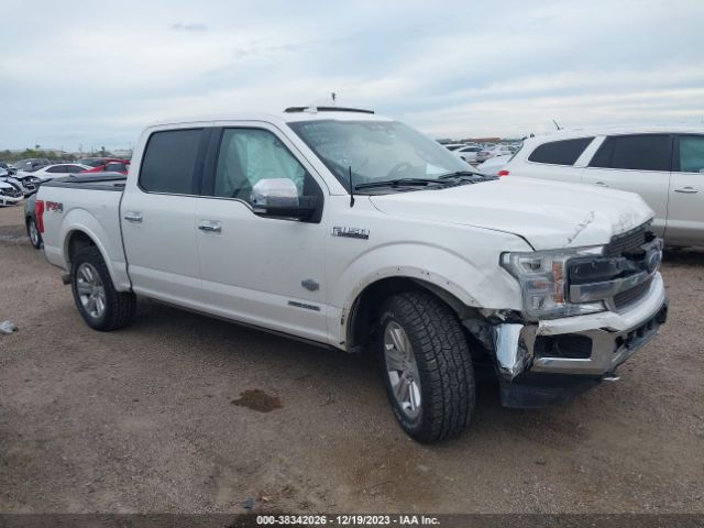 ford f-150 2019 1ftfw1e14kfa35429