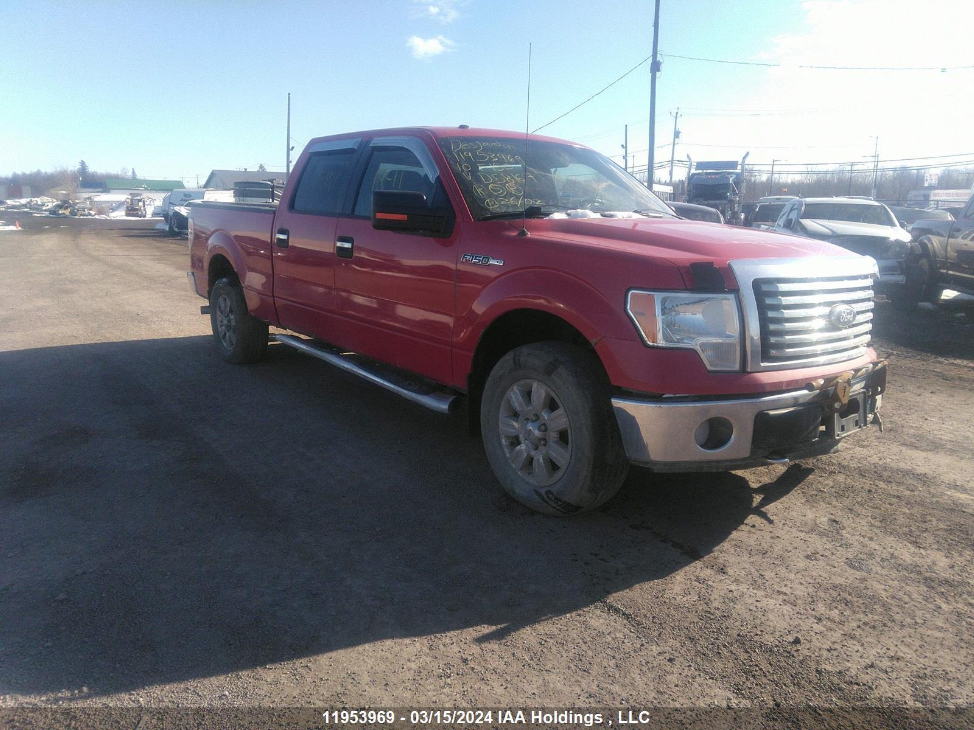 ford f-150 2010 1ftfw1e8xafd58167