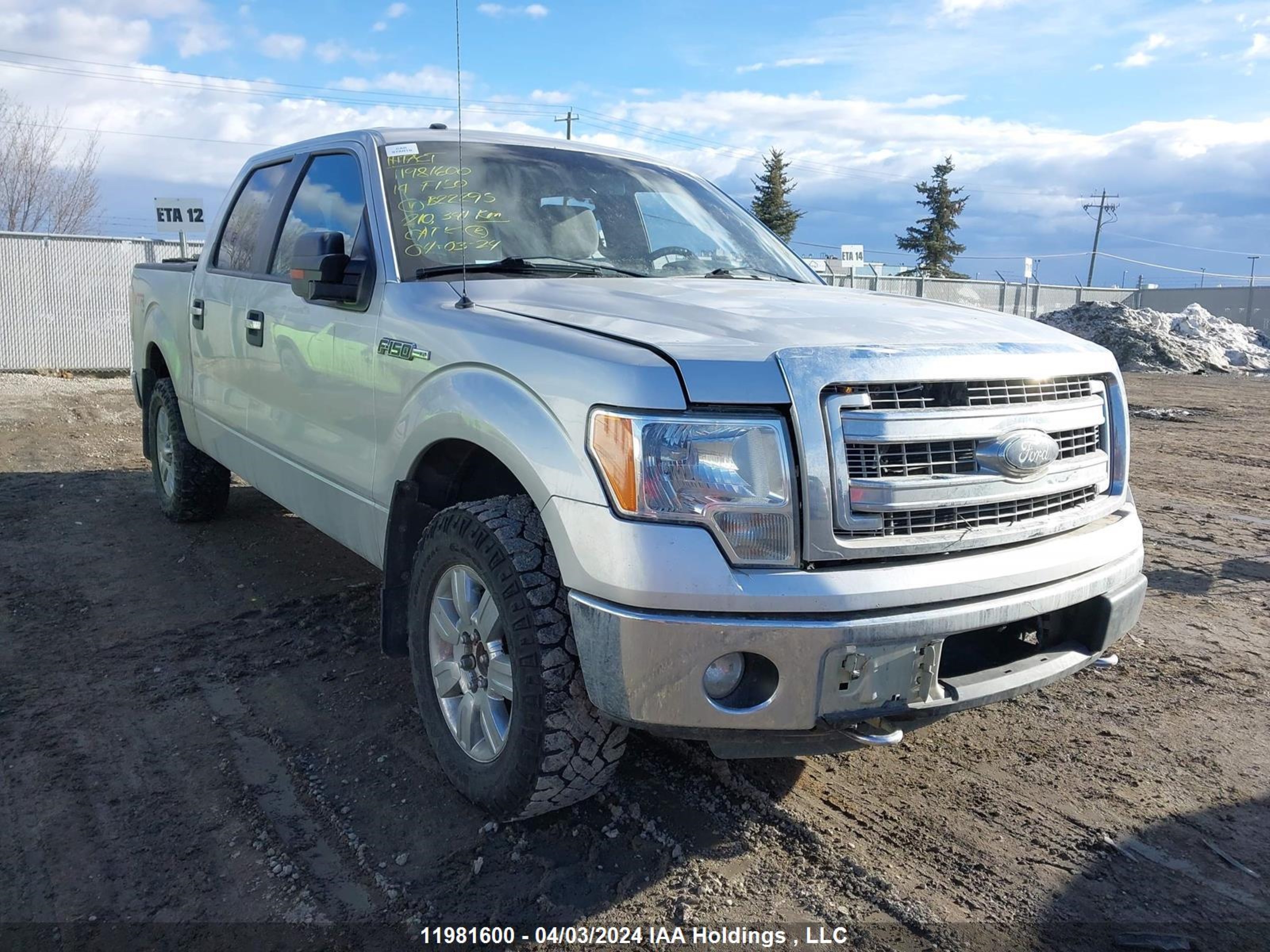 ford f-150 2014 1ftfw1ef6efb22295