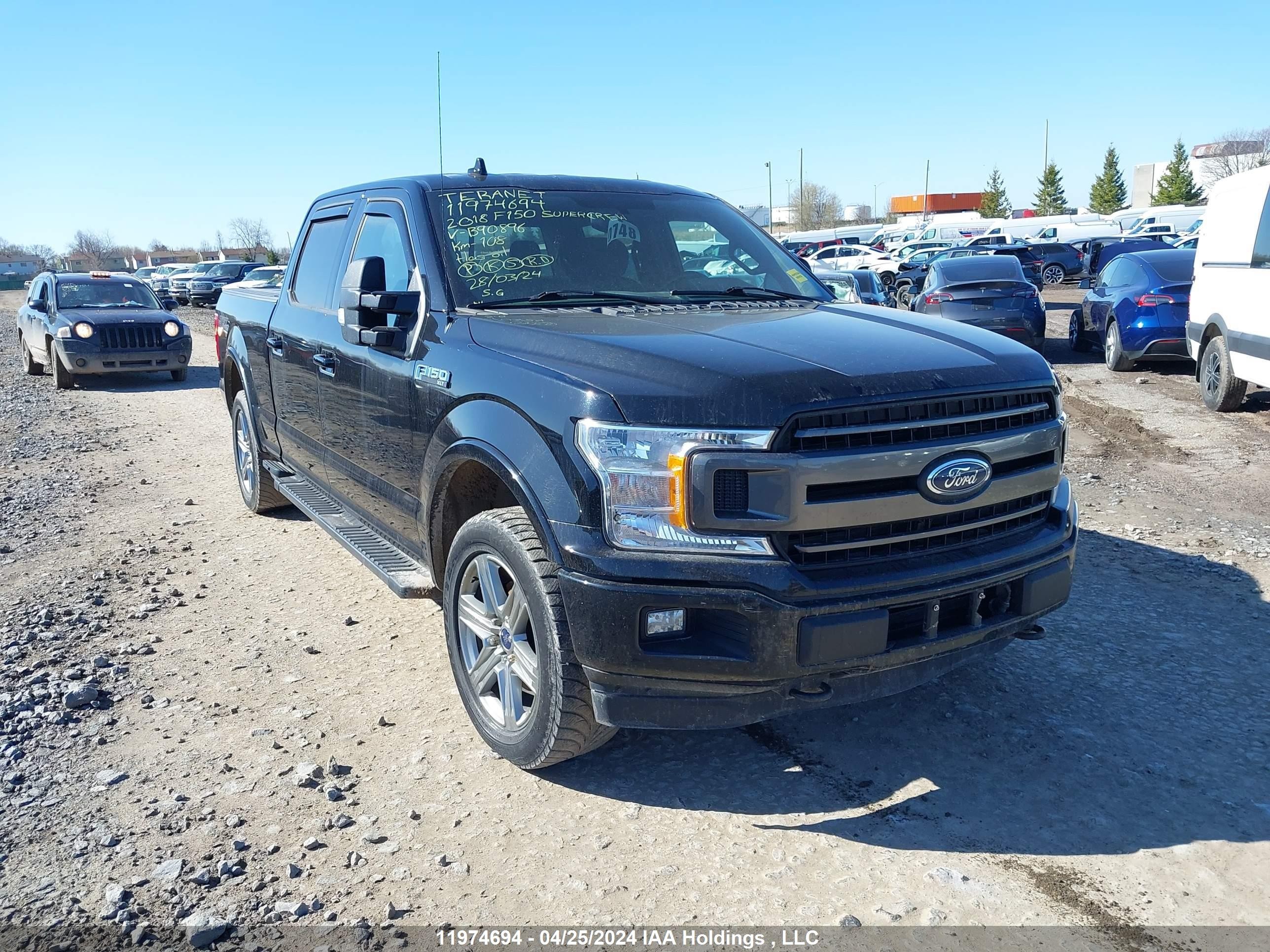 ford f-150 2018 1ftfw1eg5jfb90896