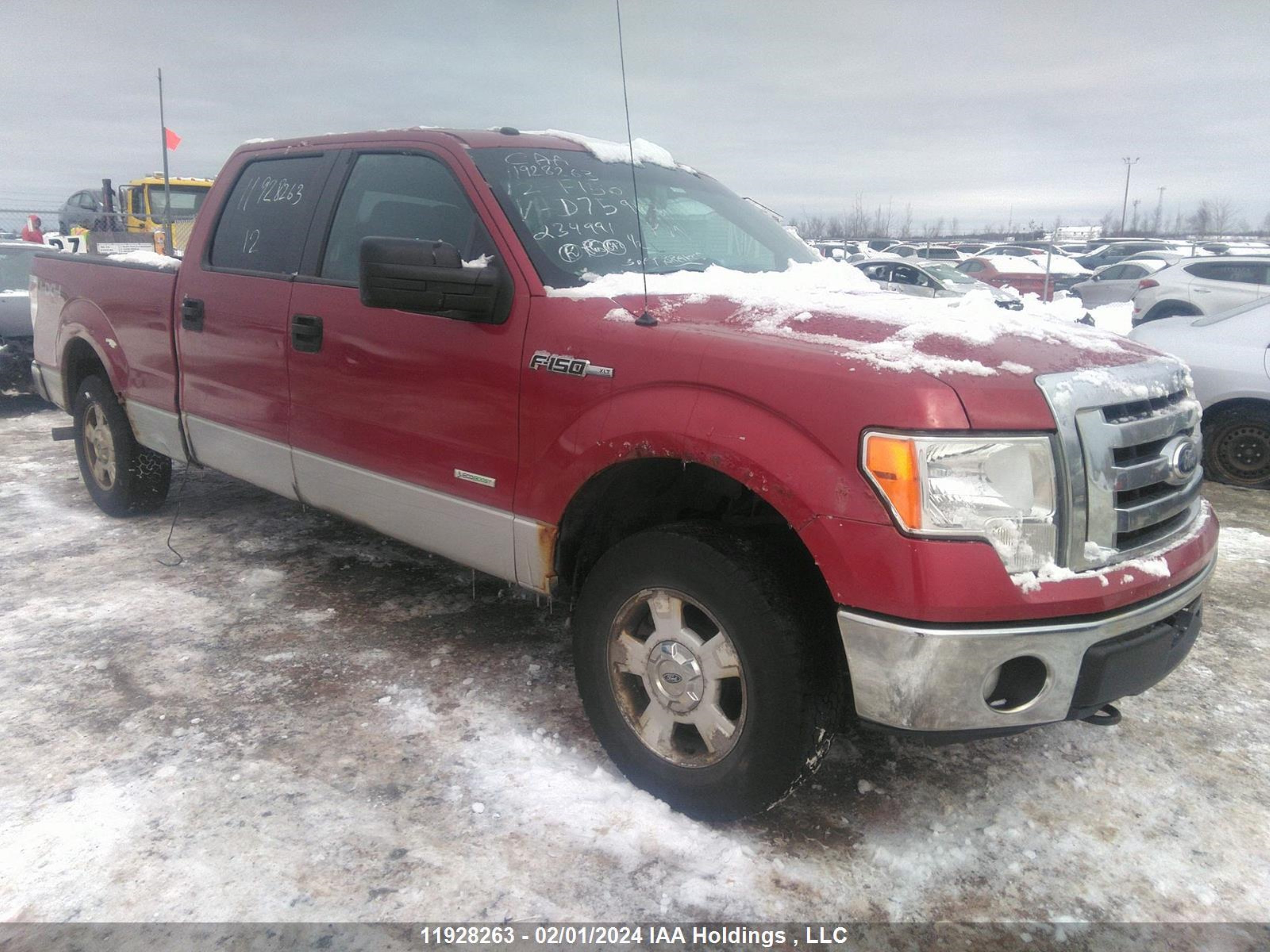 ford f-150 2012 1ftfw1et5ckd75943