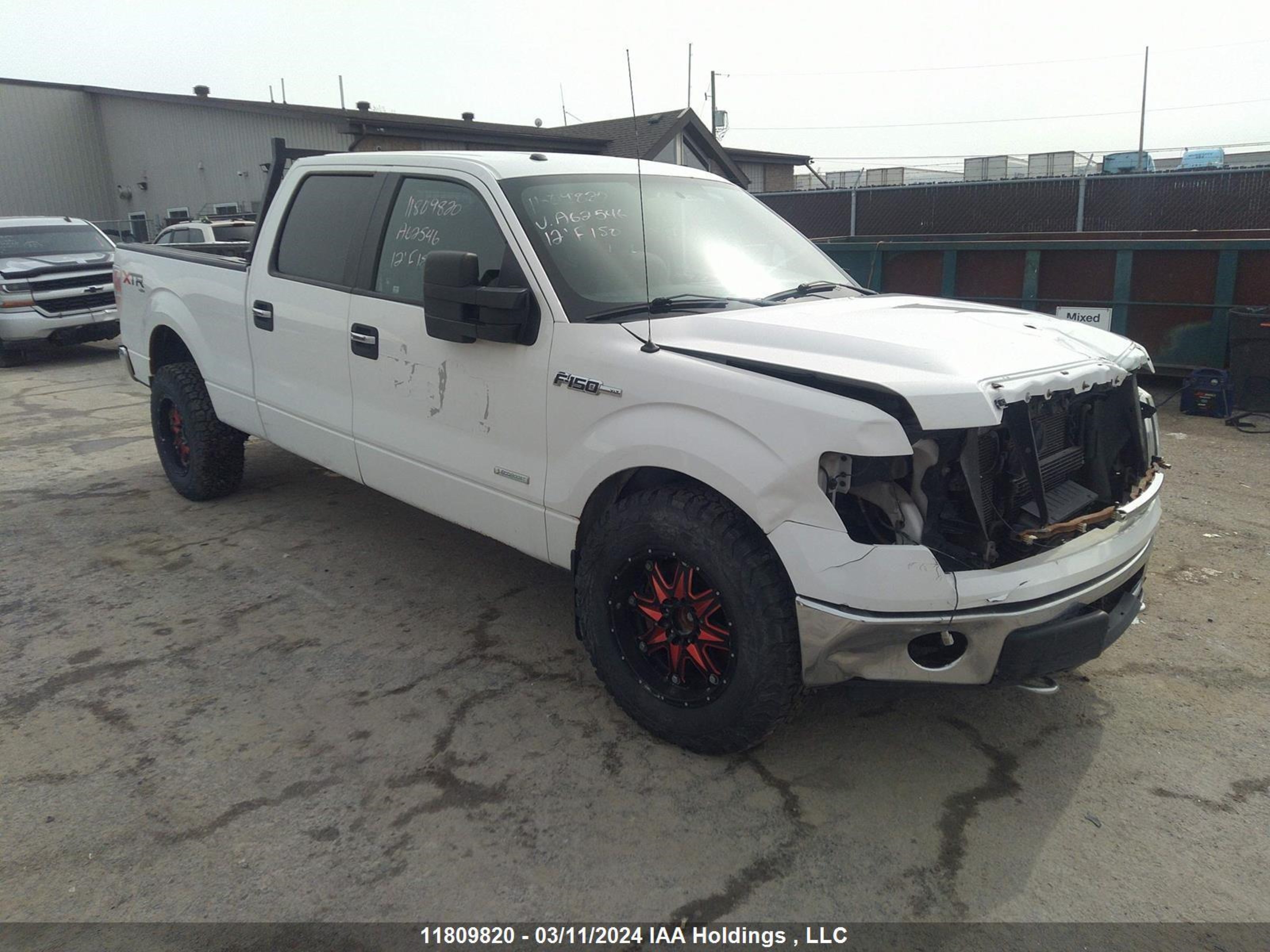 ford f-150 2012 1ftfw1et7cfa62546