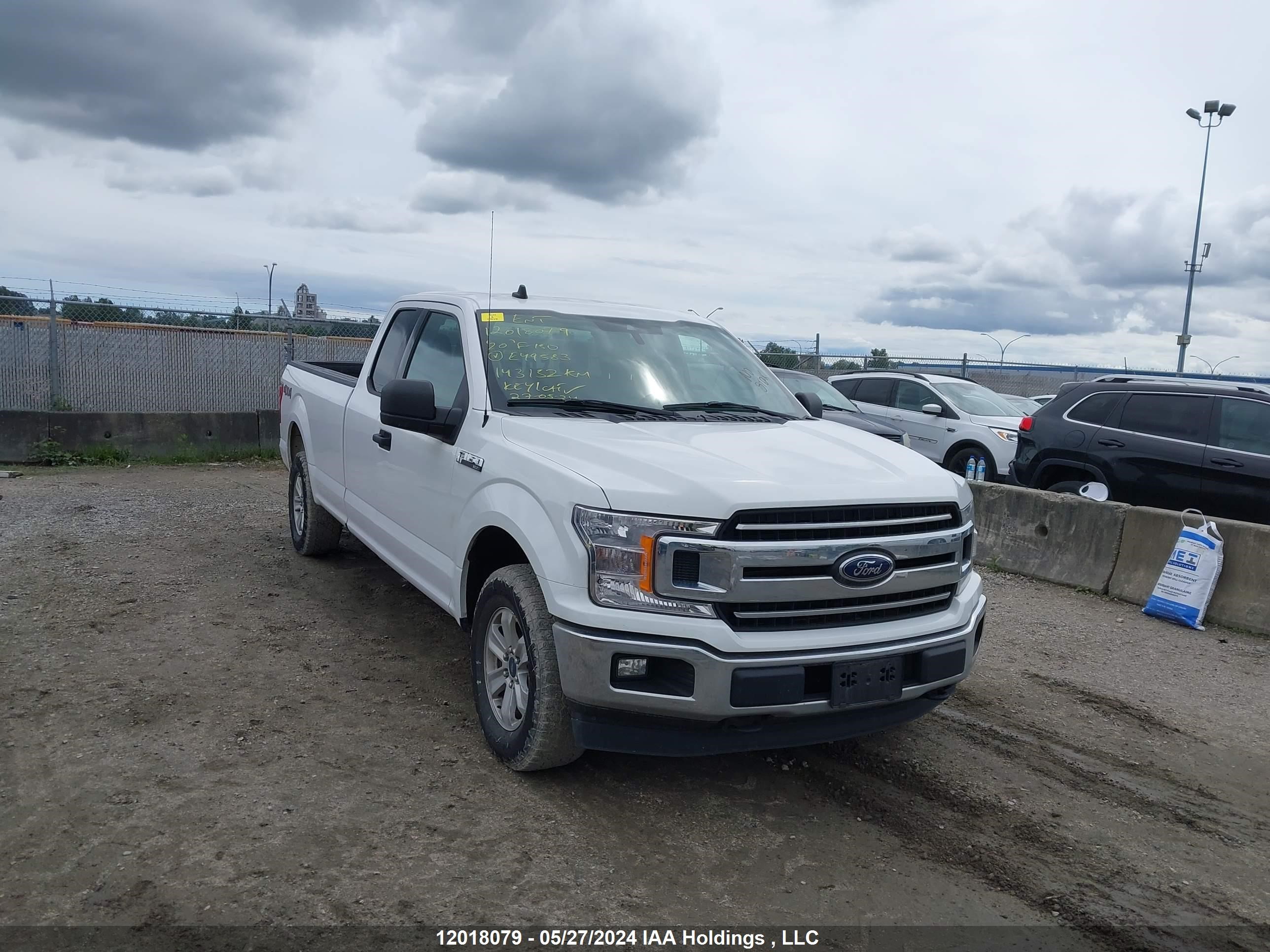 ford f-150 2020 1ftfx1e42lke49583