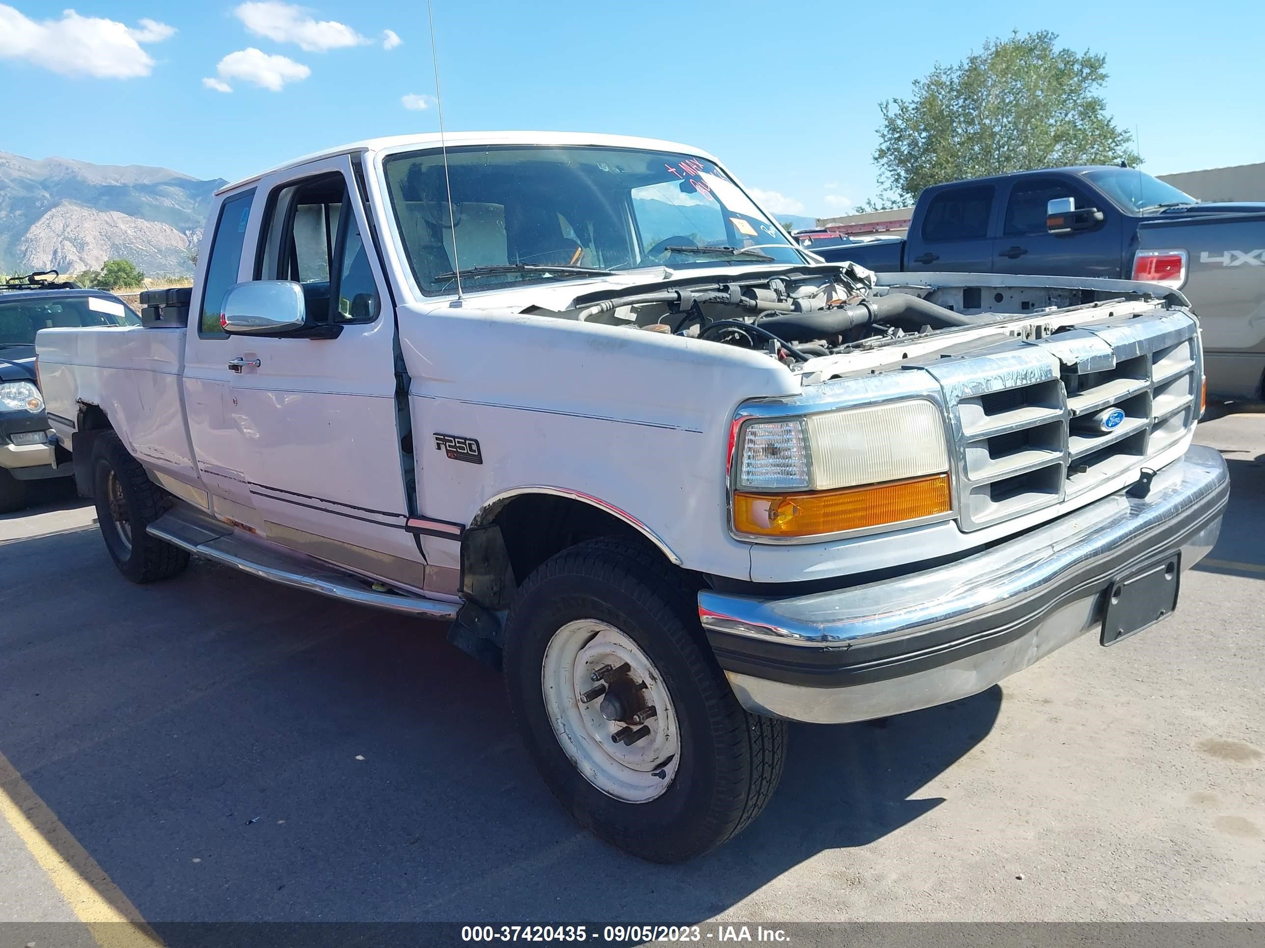 ford f250 1992 1fthx25g6nkb46513