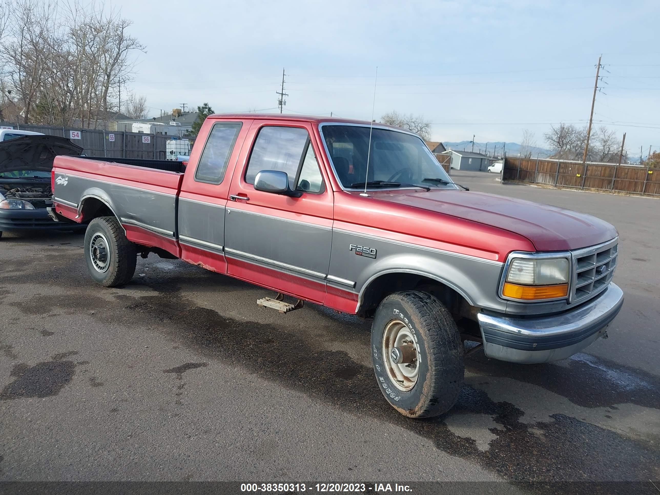 ford f250 1992 1fthx26h0nkb12669