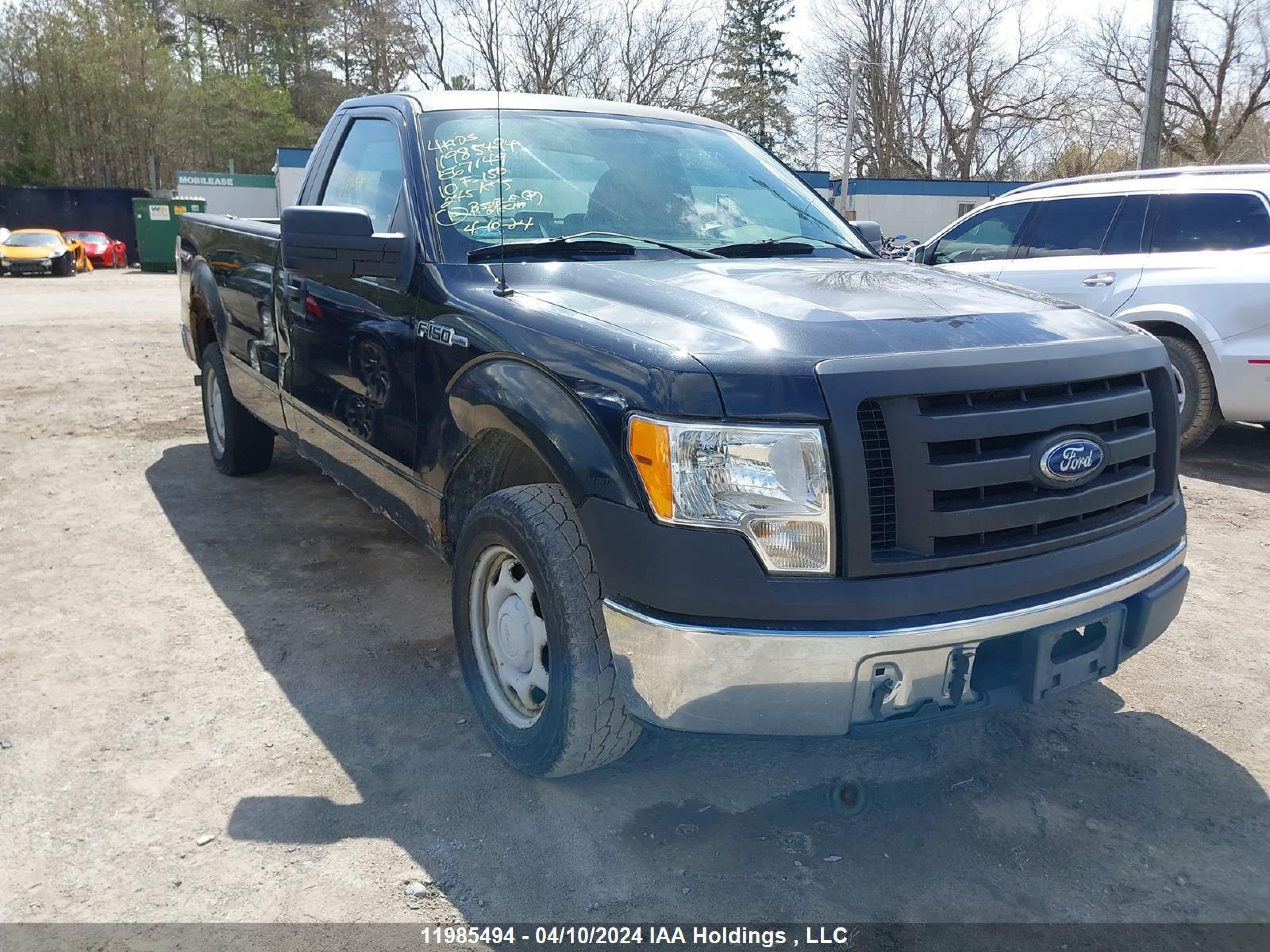 ford f-150 2010 1ftmf1cw5ake67149