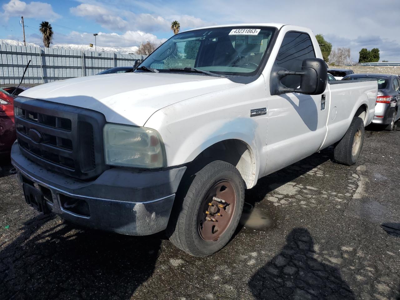 ford f250 2007 1ftnf20507ea24744