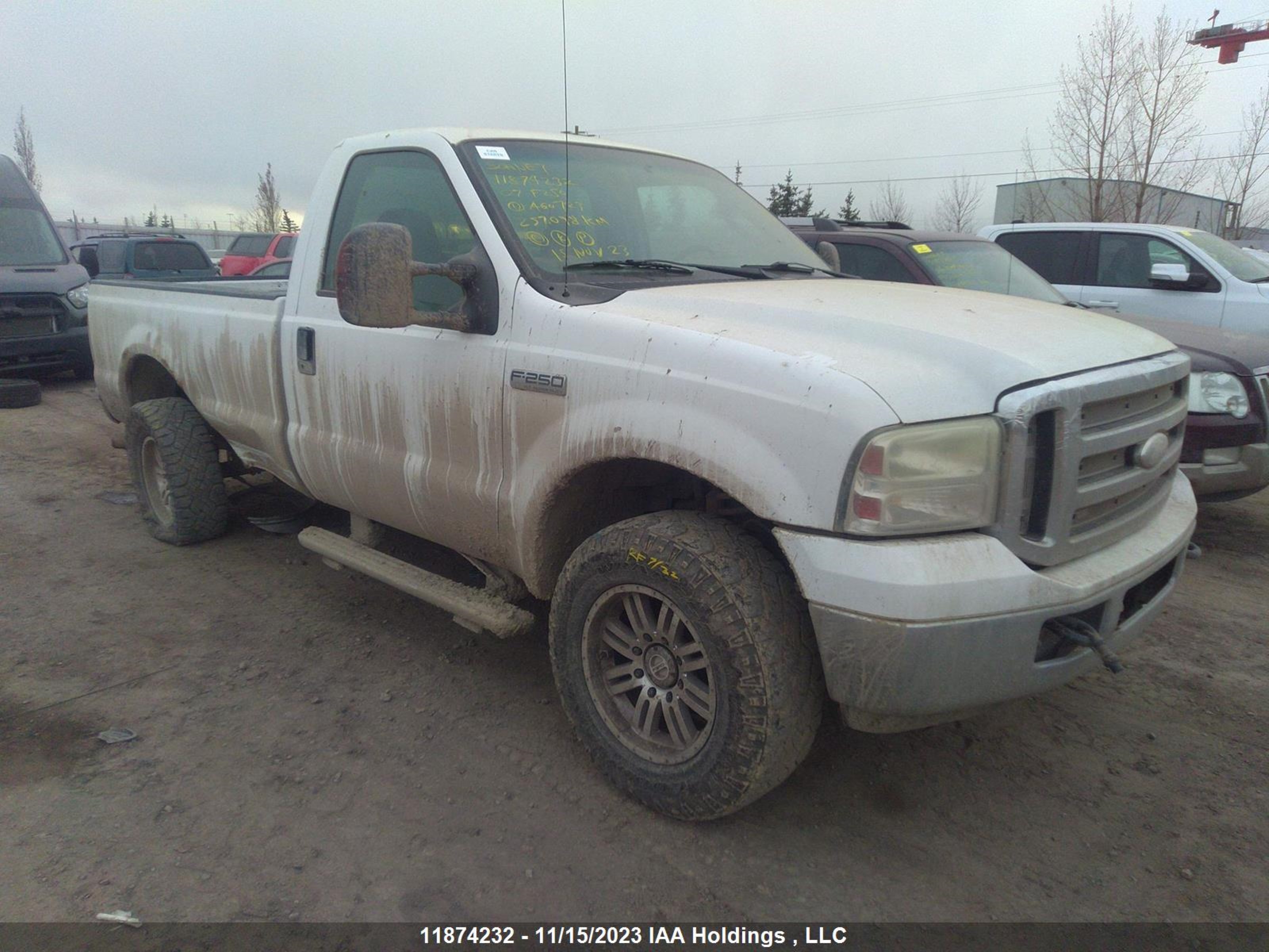 ford f250 2007 1ftnf21597ea60723