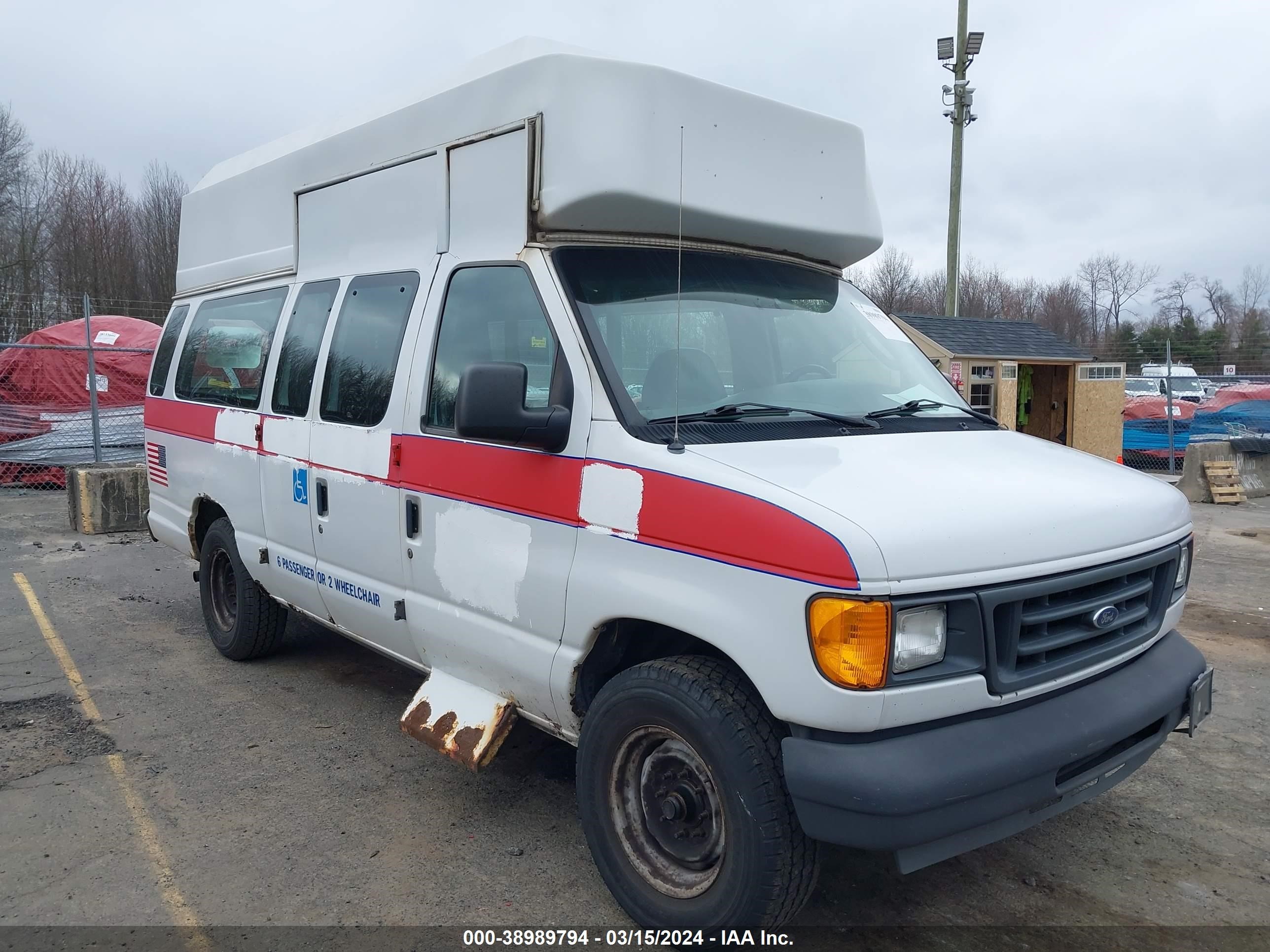 ford econoline 2005 1ftns24w05ha25614