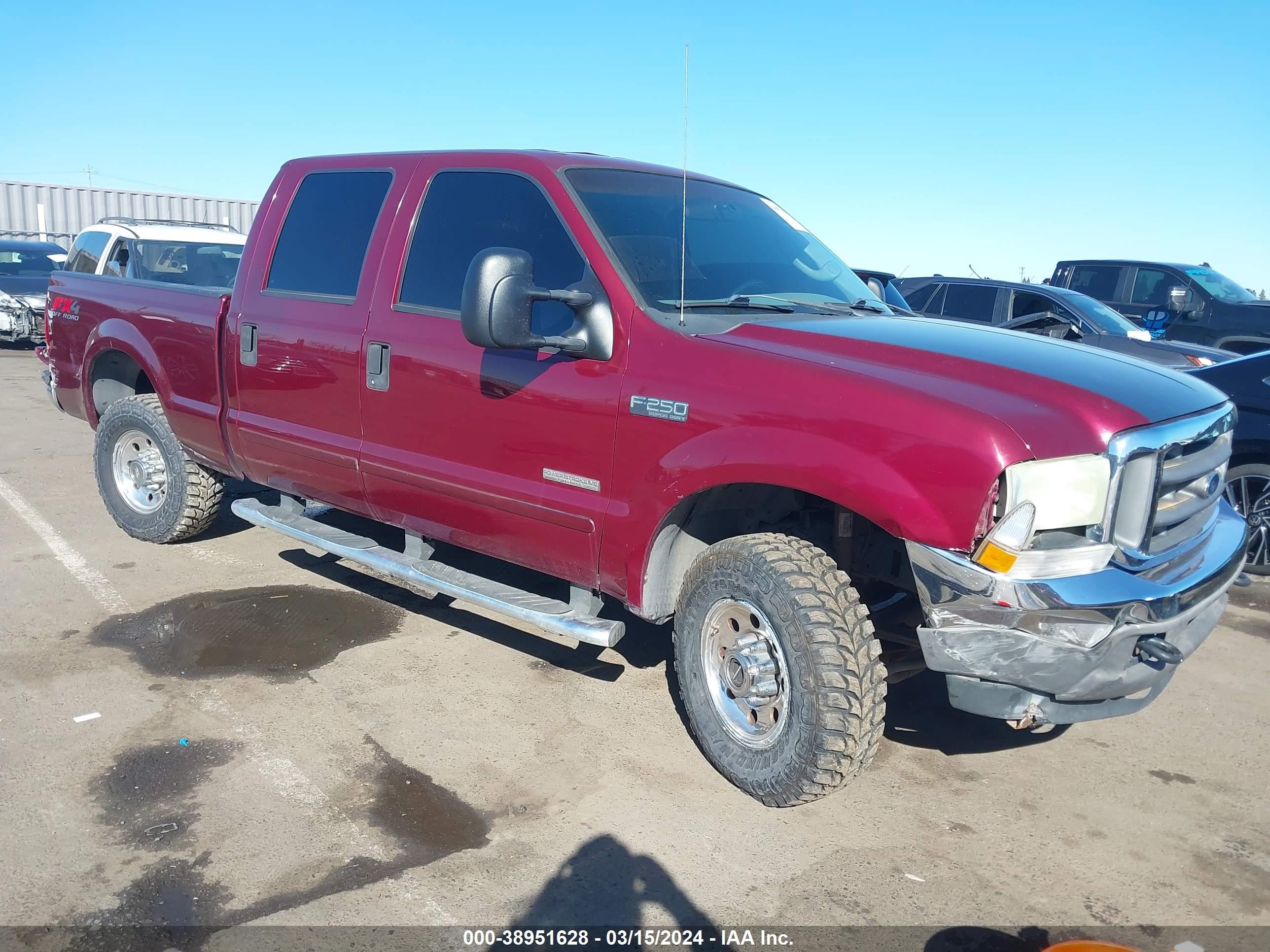 ford f250 2004 1ftnw21p84ea24275