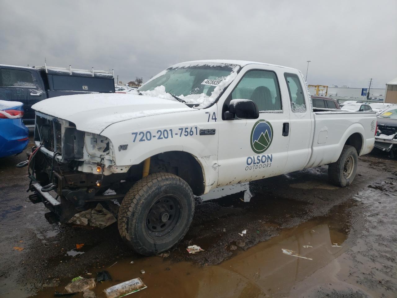 ford f250 2004 1ftnx21sx4ec87434