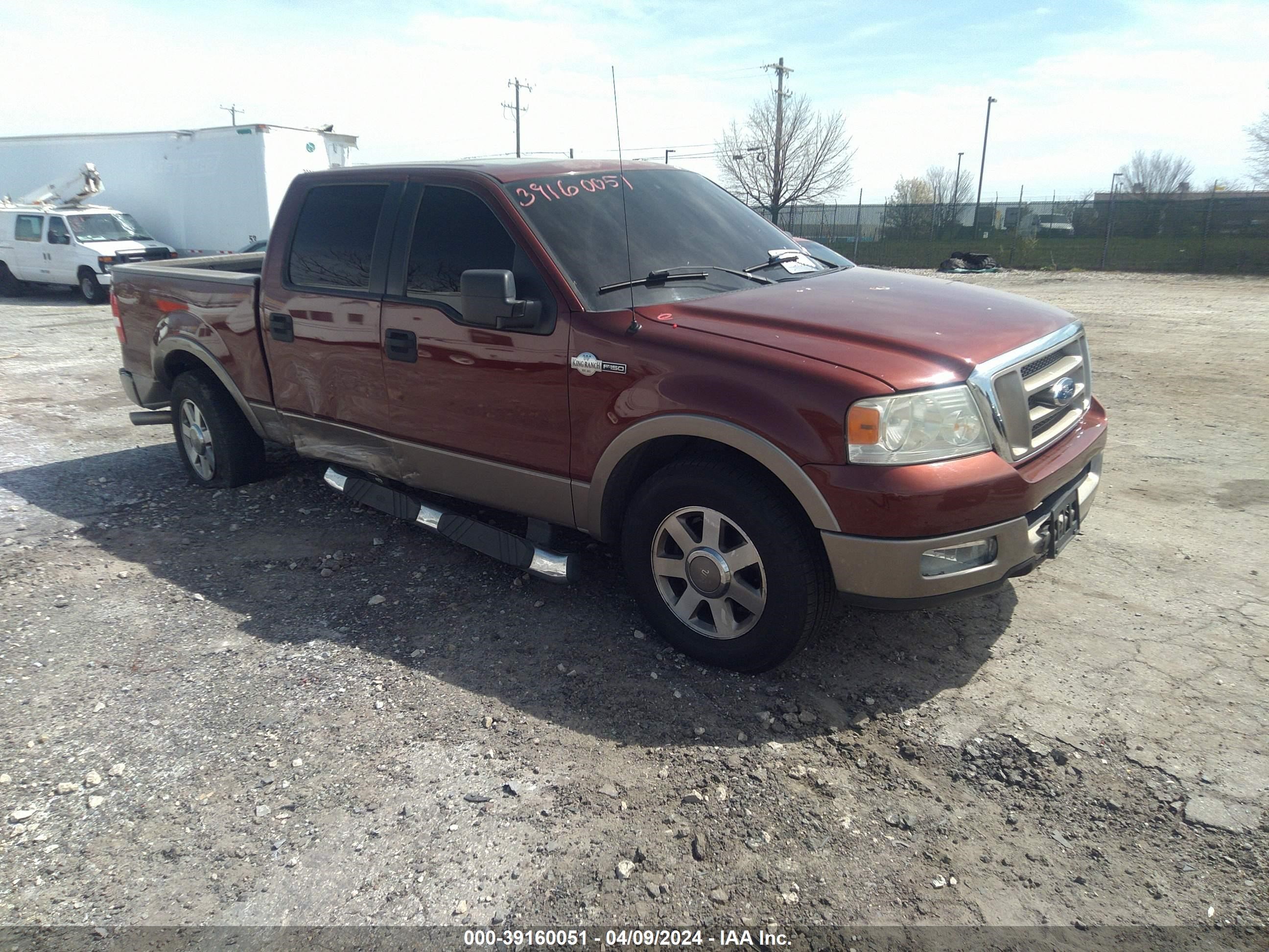 ford f-150 2005 1ftpw12525ke91047