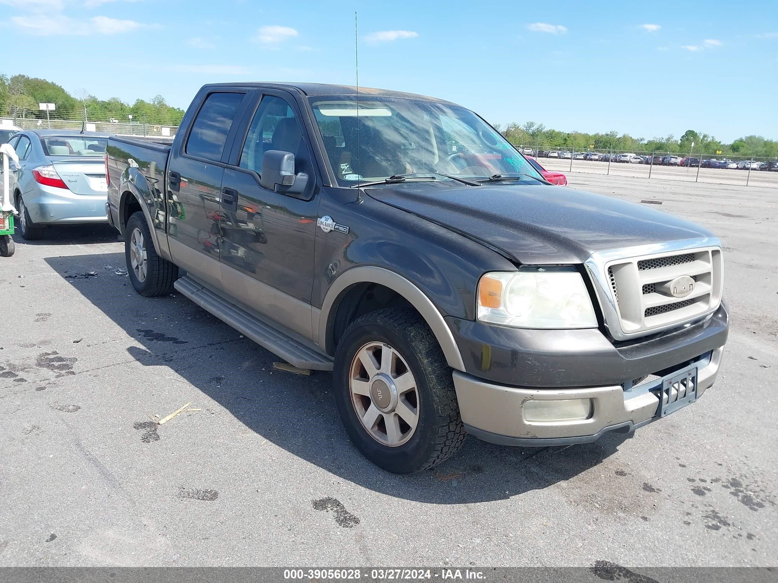 ford f-150 2005 1ftpw12555kb57076