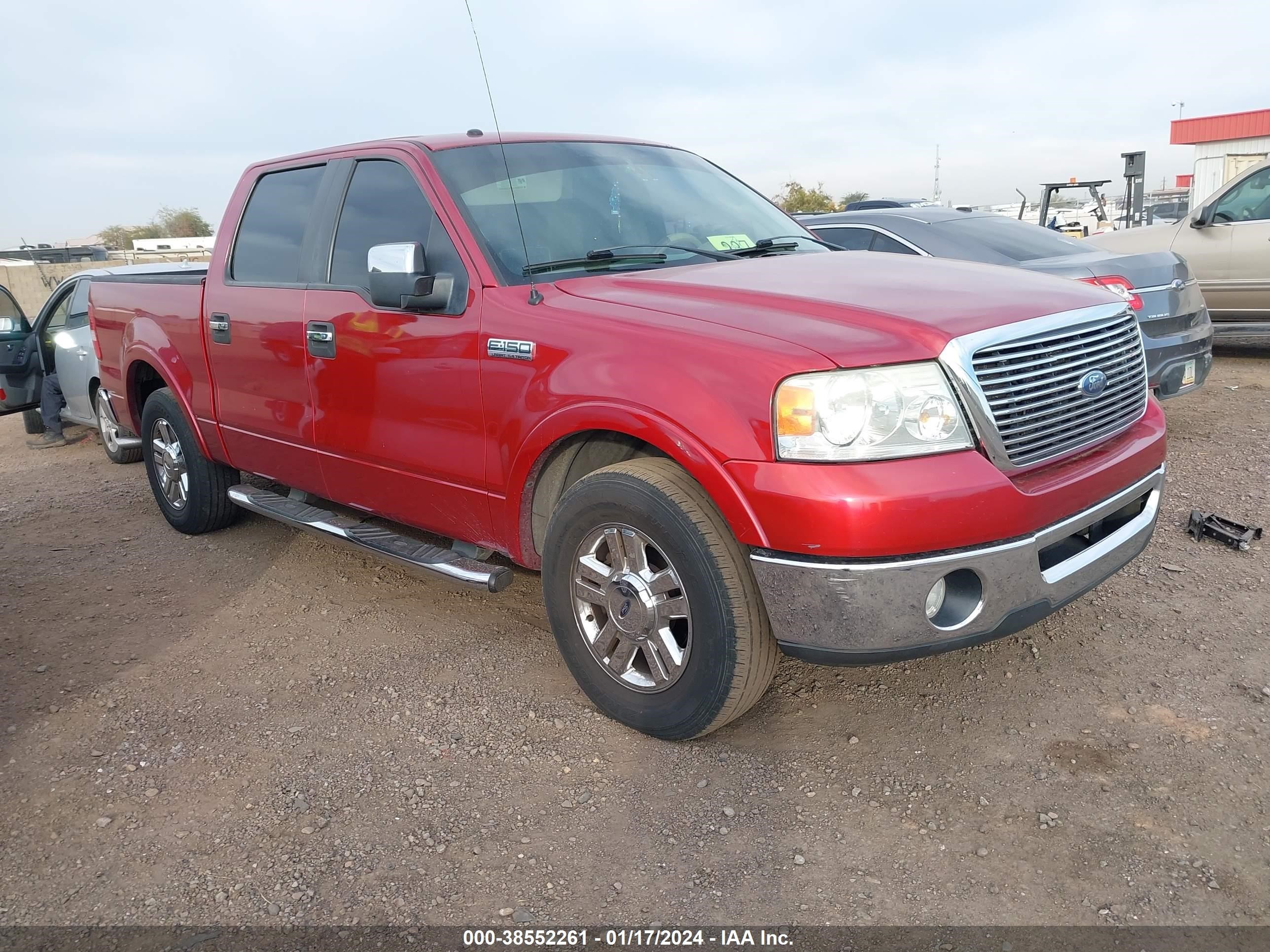 ford f-150 2007 1ftpw12v07kc27960