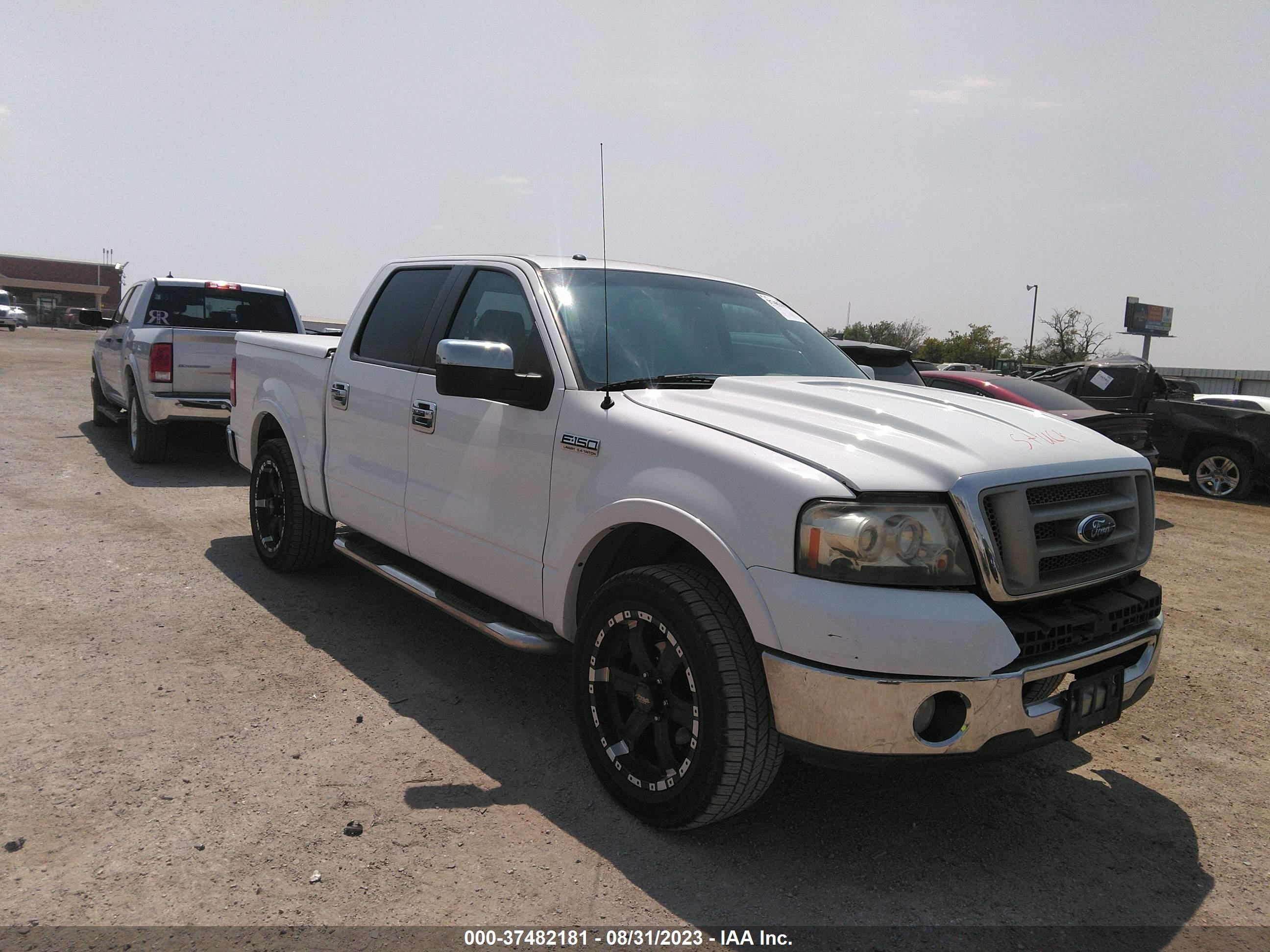 ford f-150 2007 1ftpw12v67kb56408