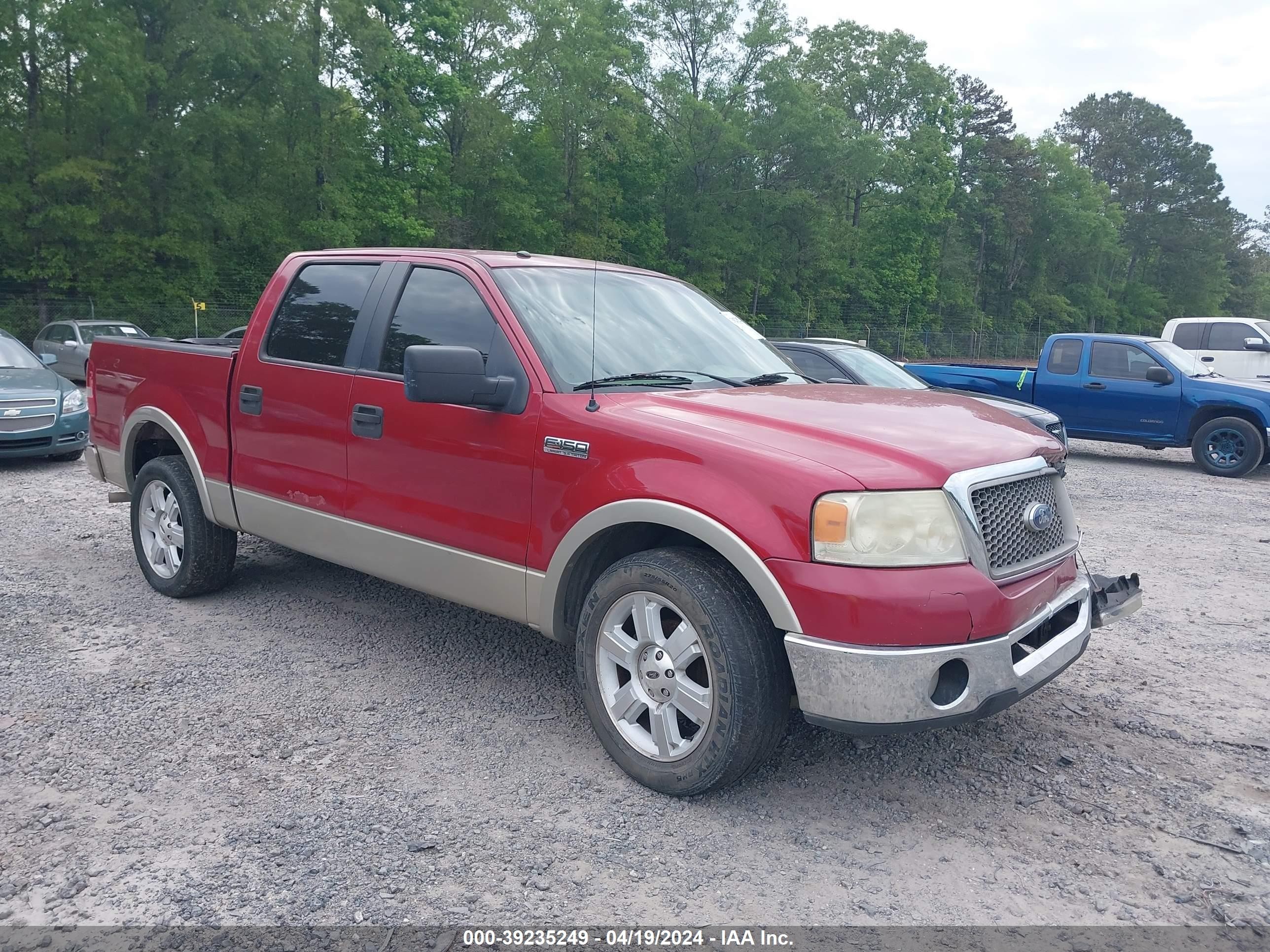 ford f-150 2007 1ftpw12v67kc65807