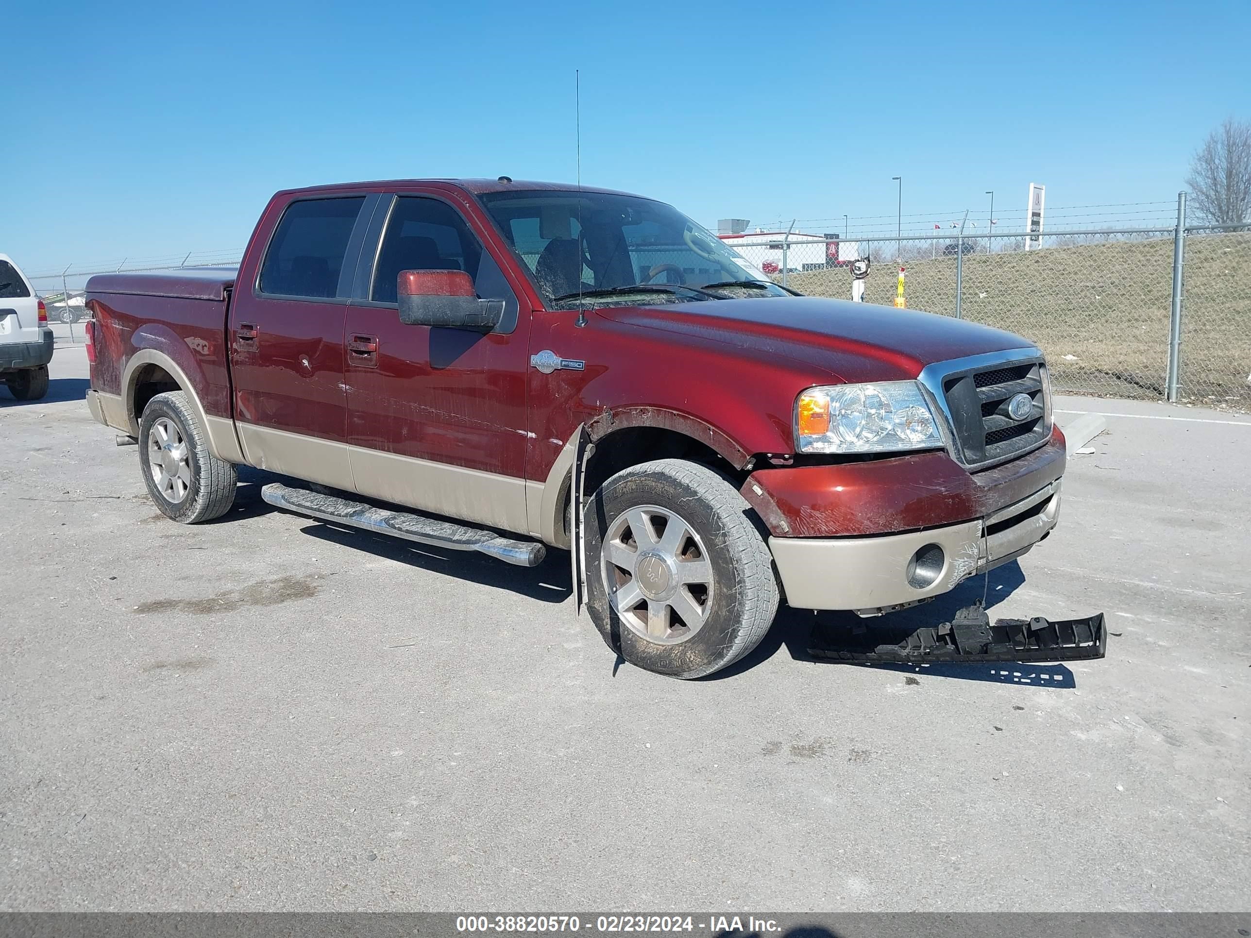 ford f-150 2007 1ftpw12vx7kd15916