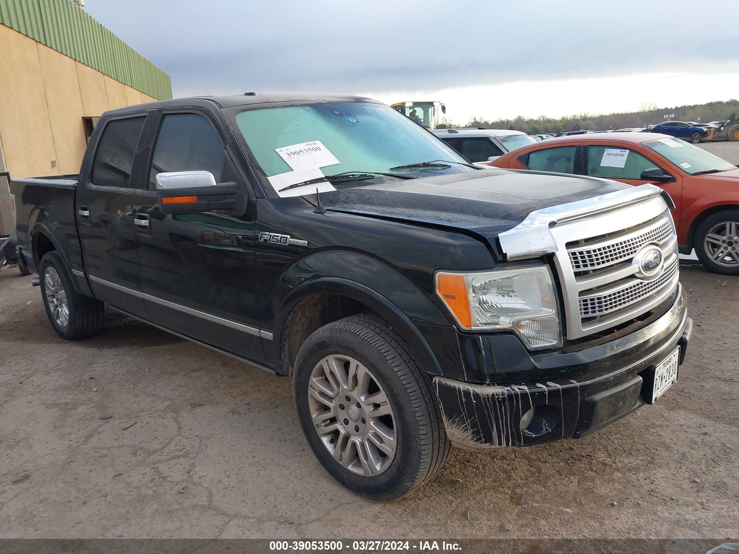 ford f-150 2009 1ftpw12vx9fb39381