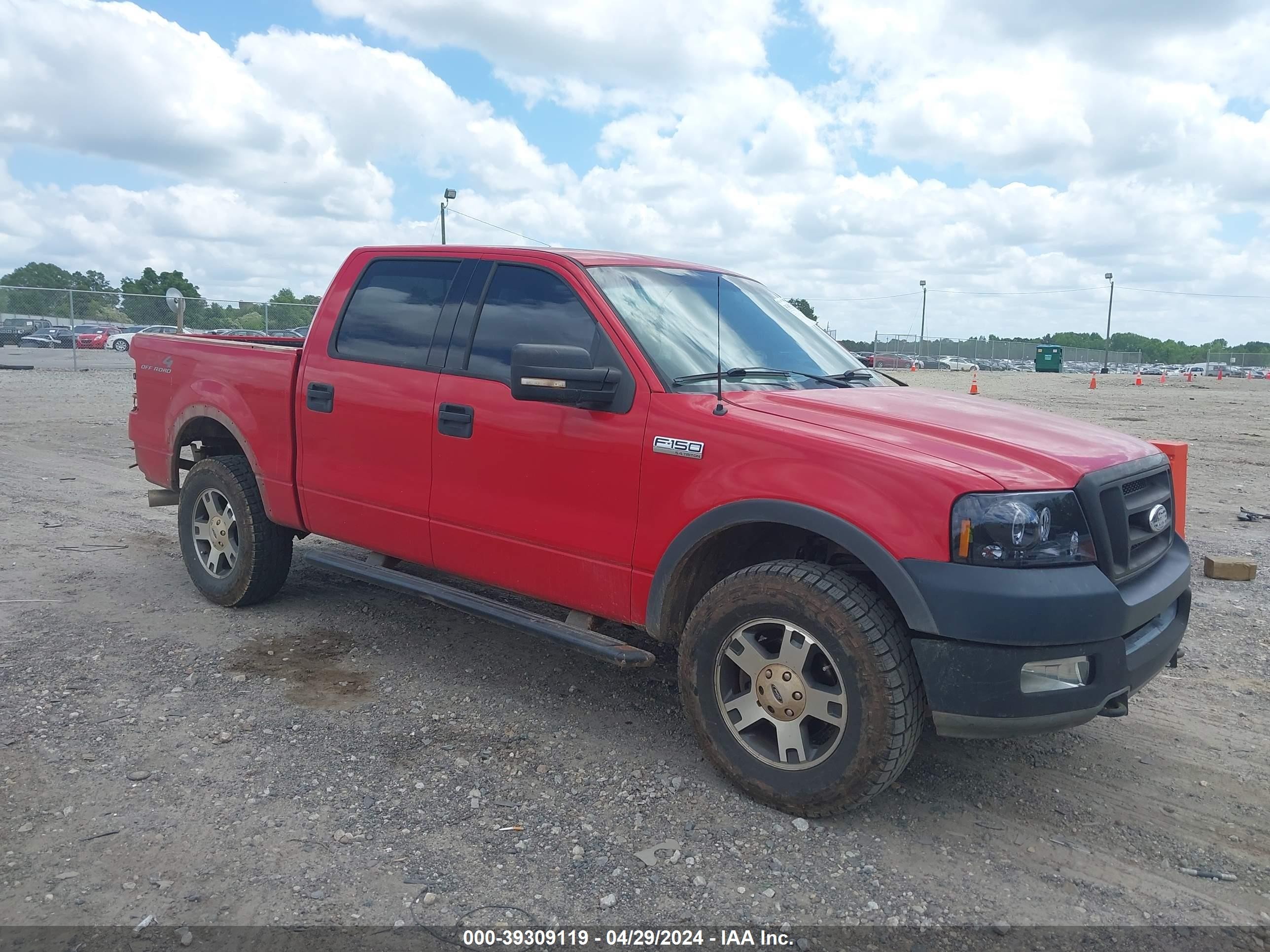 ford f-150 2004 1ftpw14504kc06406