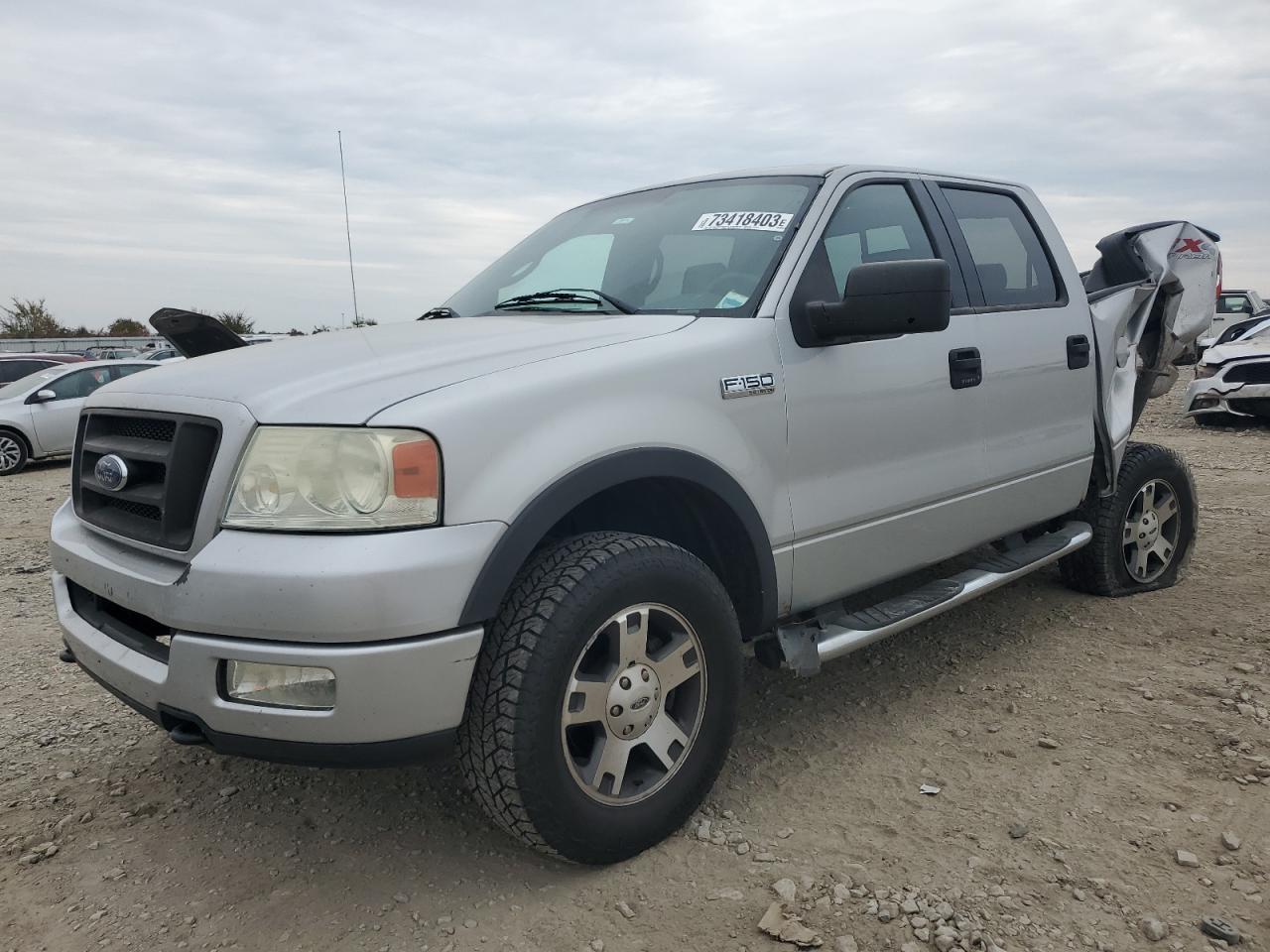 ford f-150 2004 1ftpw14504kc25425