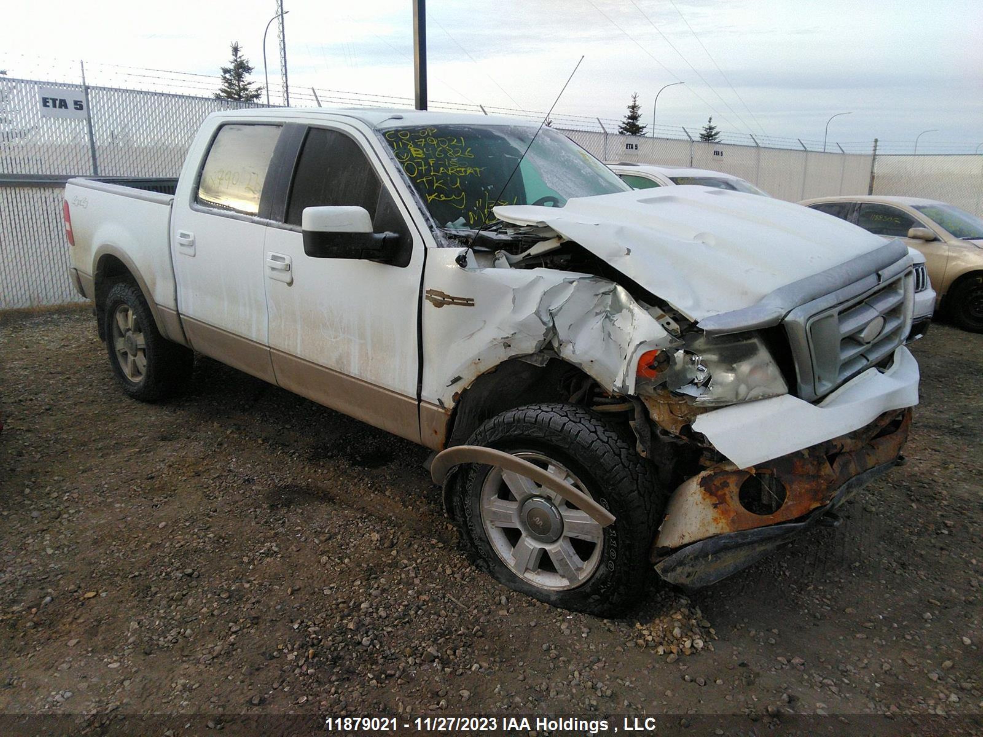 ford f-150 2007 1ftpw14507kb46826