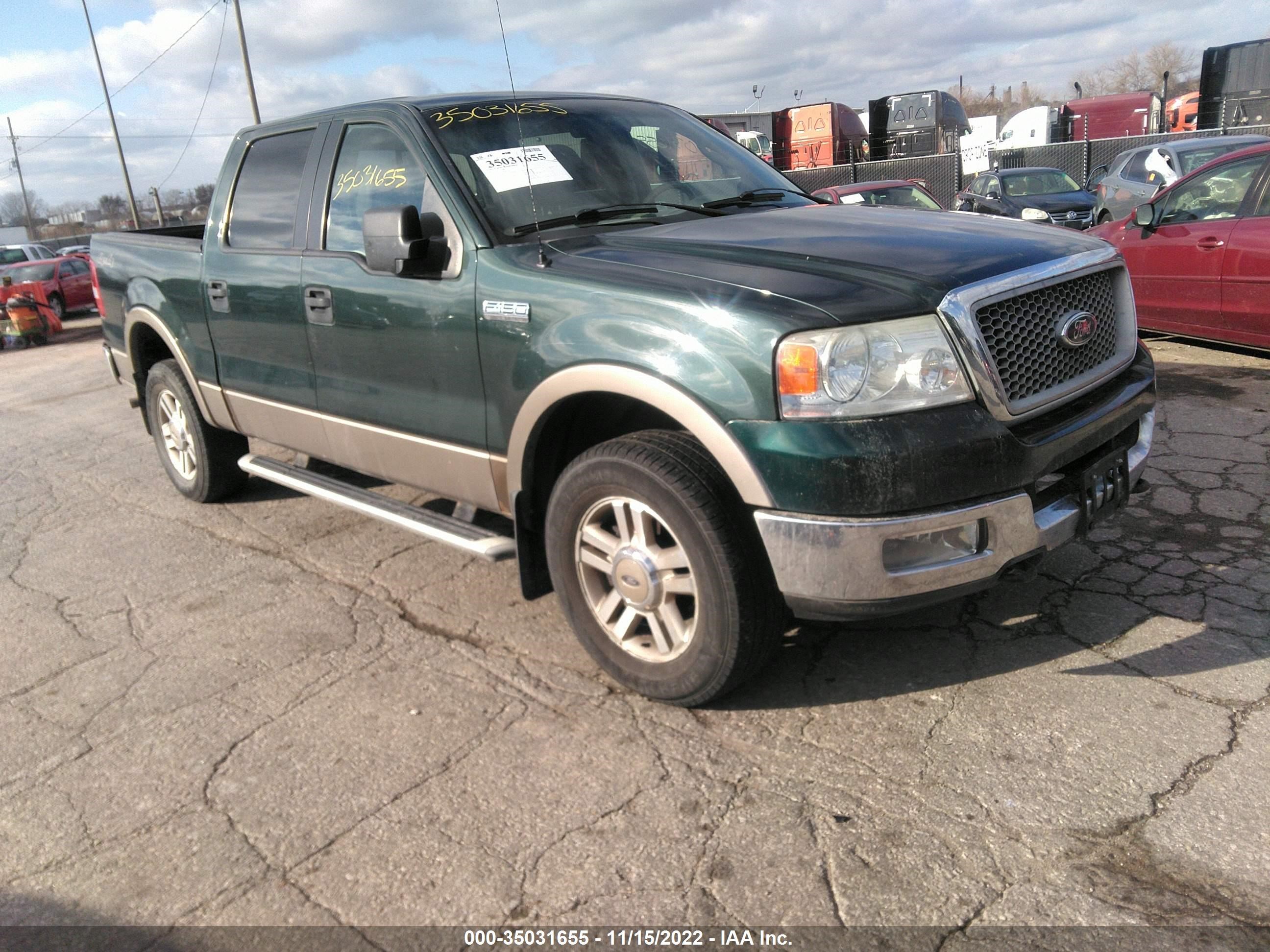 ford f-150 2005 1ftpw14515fa64934