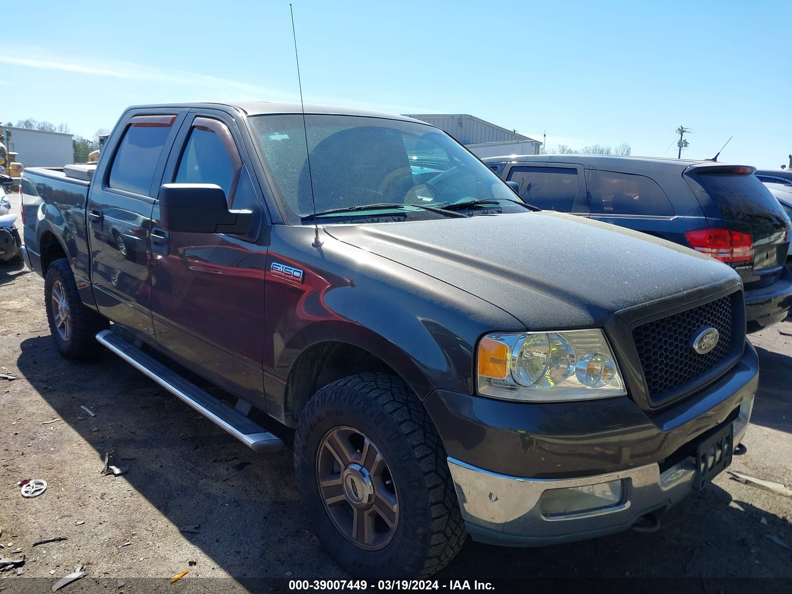 ford f-150 2005 1ftpw14525fa01907