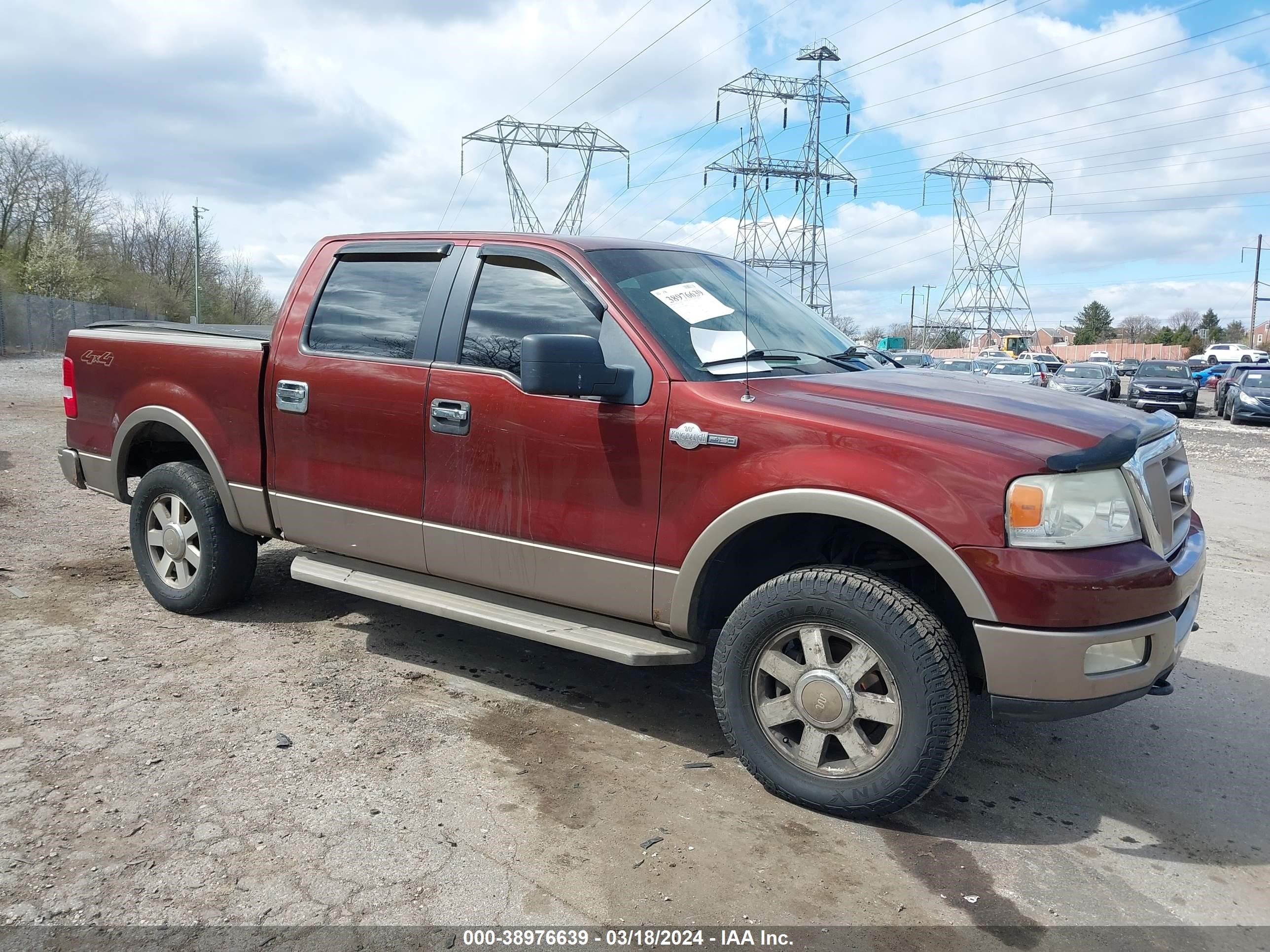 ford f-150 2005 1ftpw14535ke68681