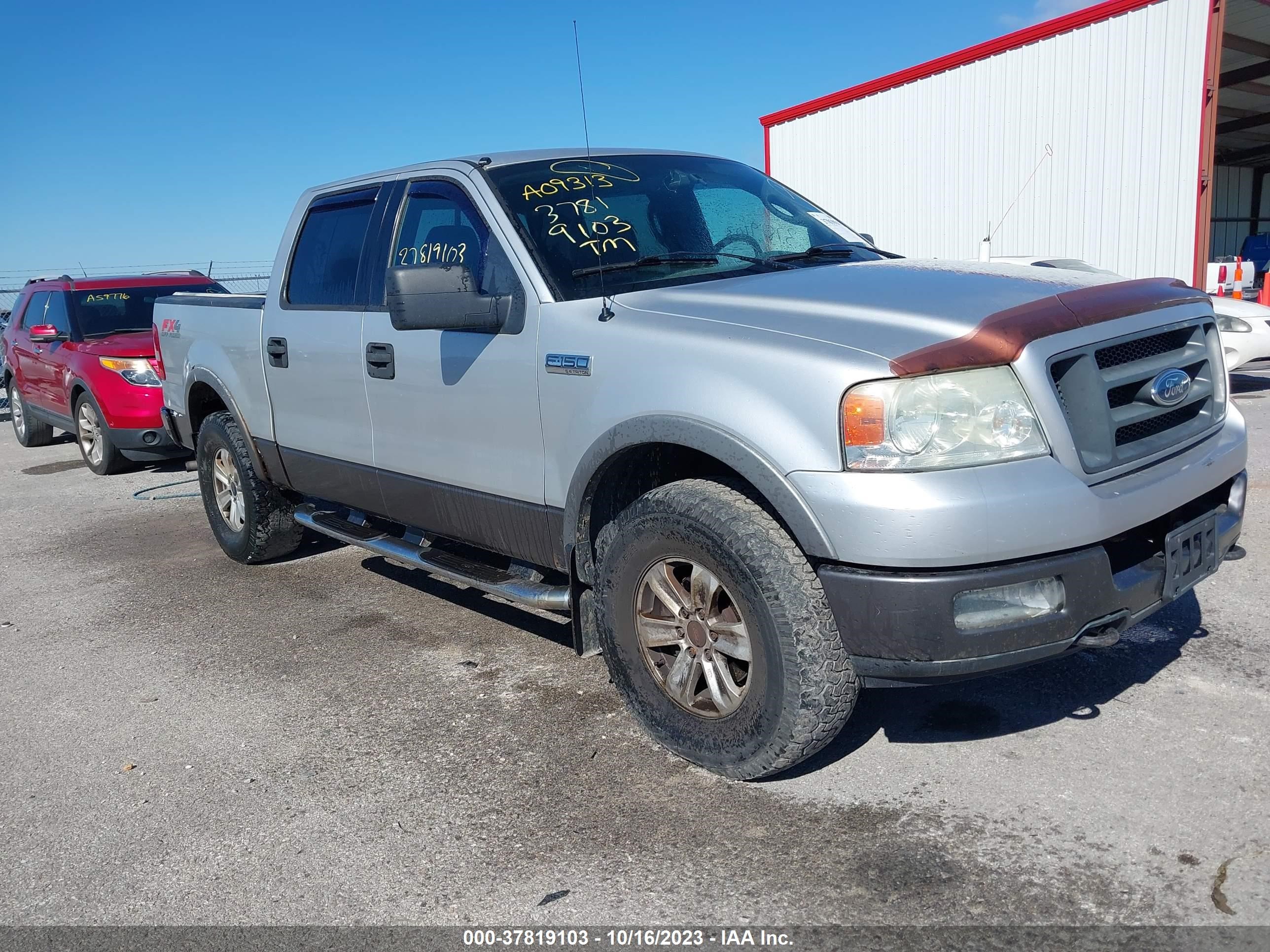 ford f-150 2004 1ftpw14544fa09313