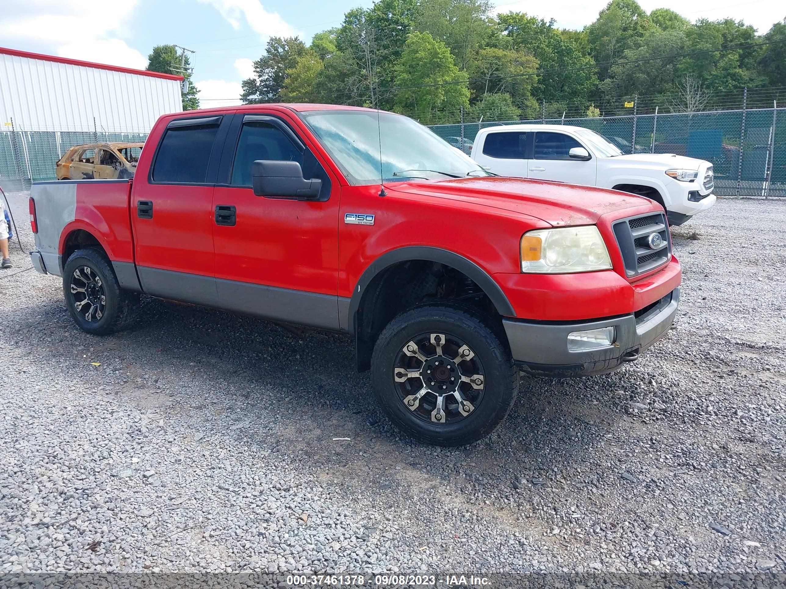 ford f-150 2005 1ftpw14545fa59629