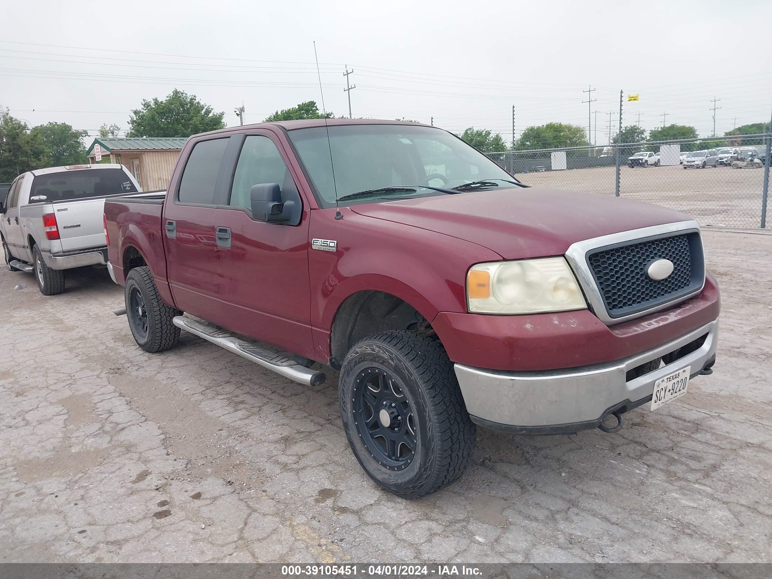 ford f-150 2006 1ftpw14546kc51528